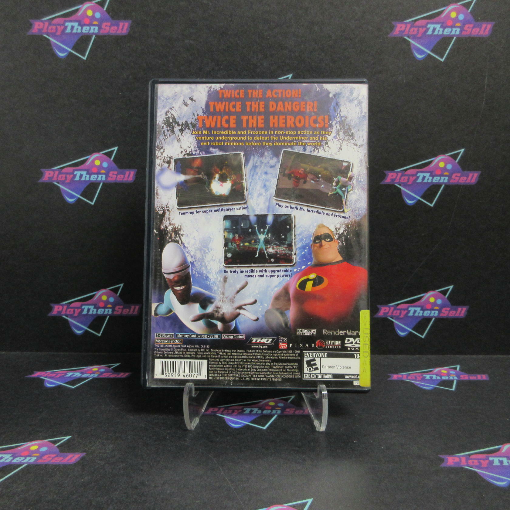 The Incredibles 2 Rise of the Underminer PS2 PlayStation 2 Complete - Very Good