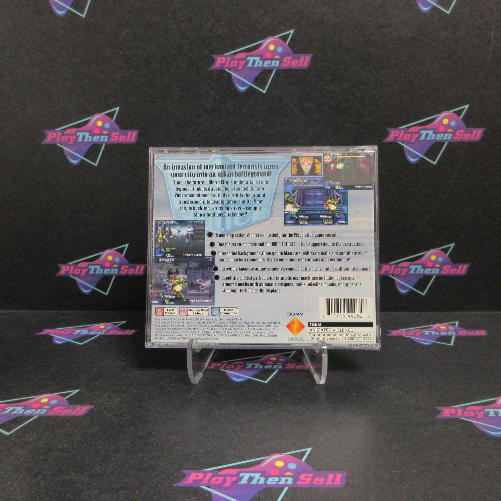 Project Horned Owl PS1 PlayStation 1 + Reg Card Complete - Refurbished