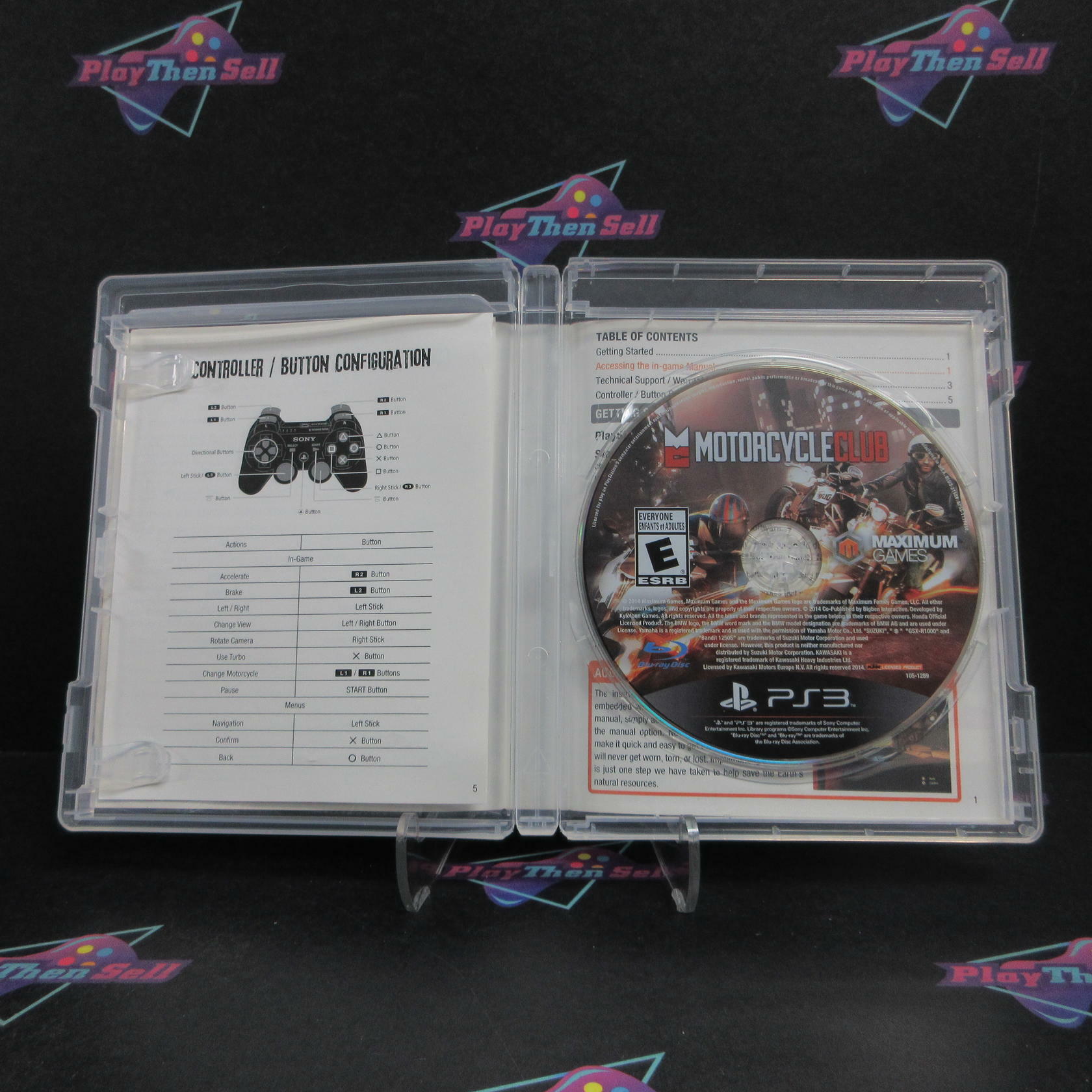 Motorcycle Club PS3 PlayStation 3 Complete - Excellent