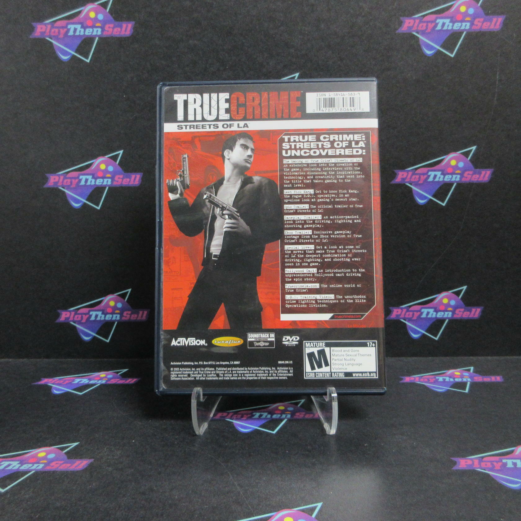 Refurbished True Crime Streets of La Uncovered Exclusive Video DVD - Refurbished