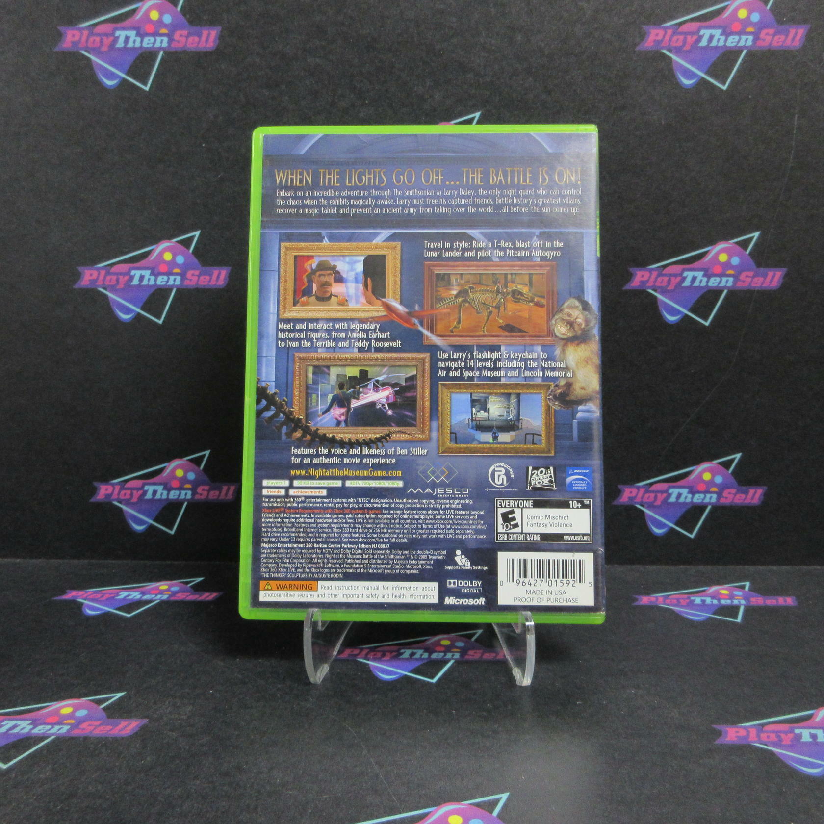 Night at the Museum Battle of the Smithsonian Xbox 360 Complete - Very Good