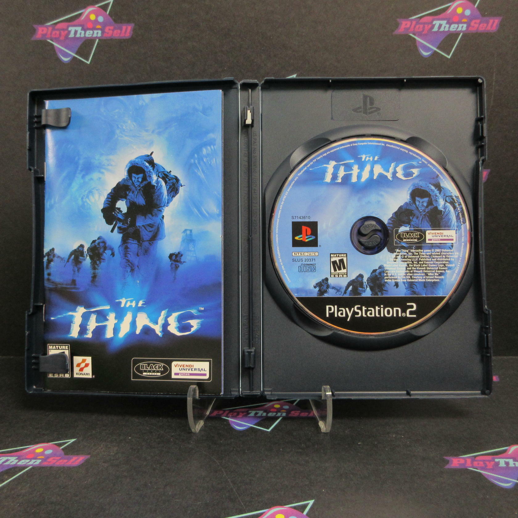 The Thing PS2 PlayStation 2 + Reg Card Complete - Refurbished
