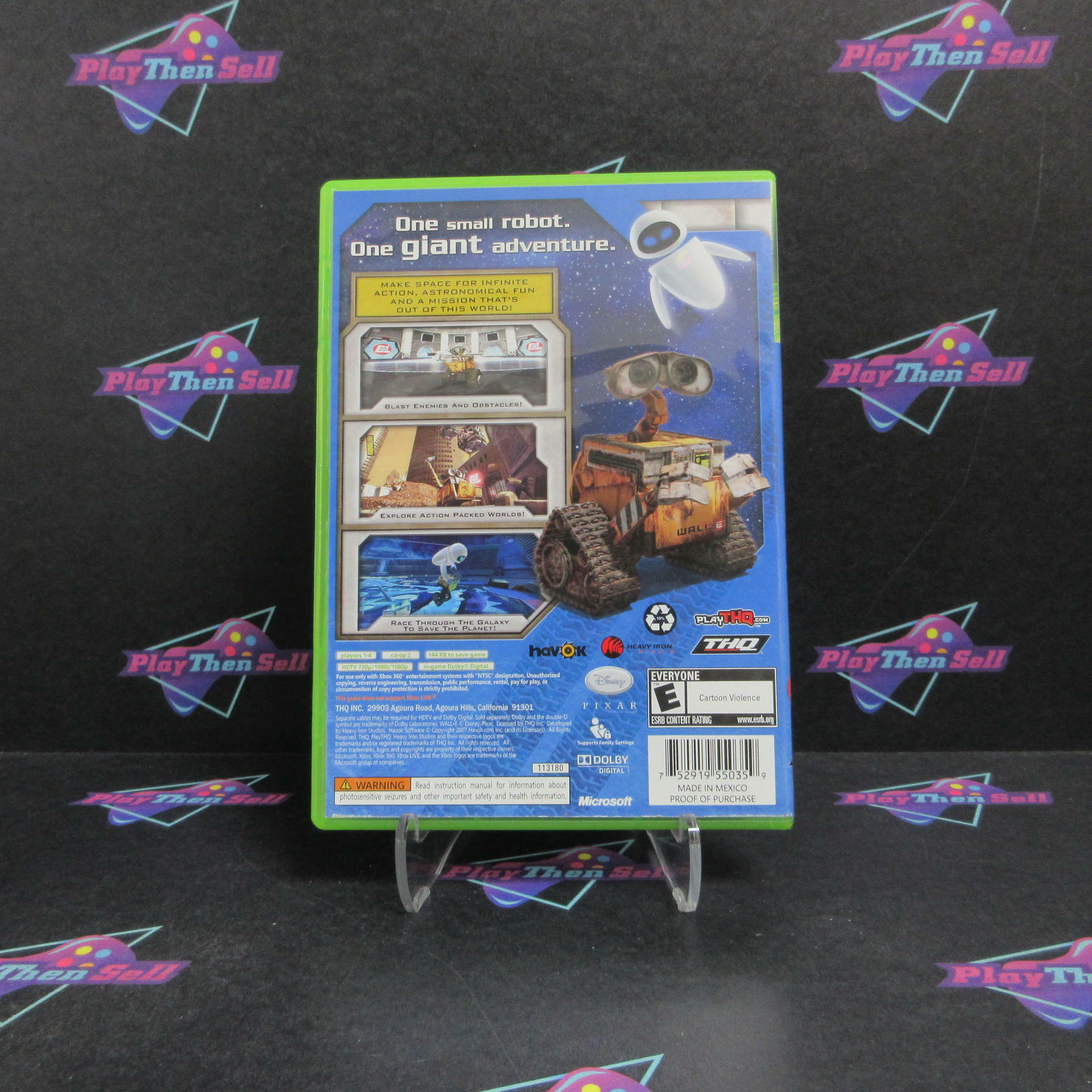 Wall-E Xbox 360 Complete - Excellent