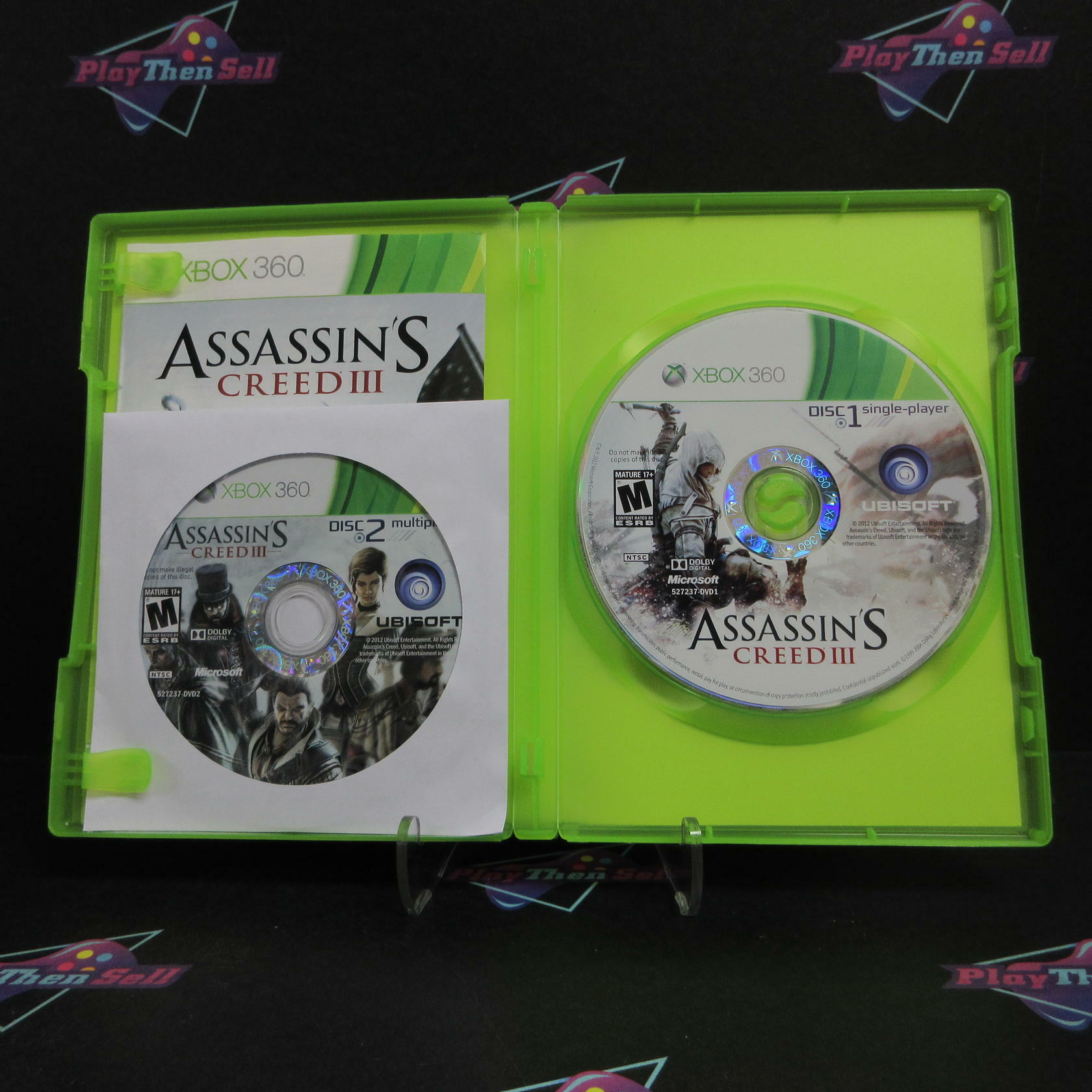 Assassin's Creed III Walmart Edition Xbox 360 Complete - Excellent
