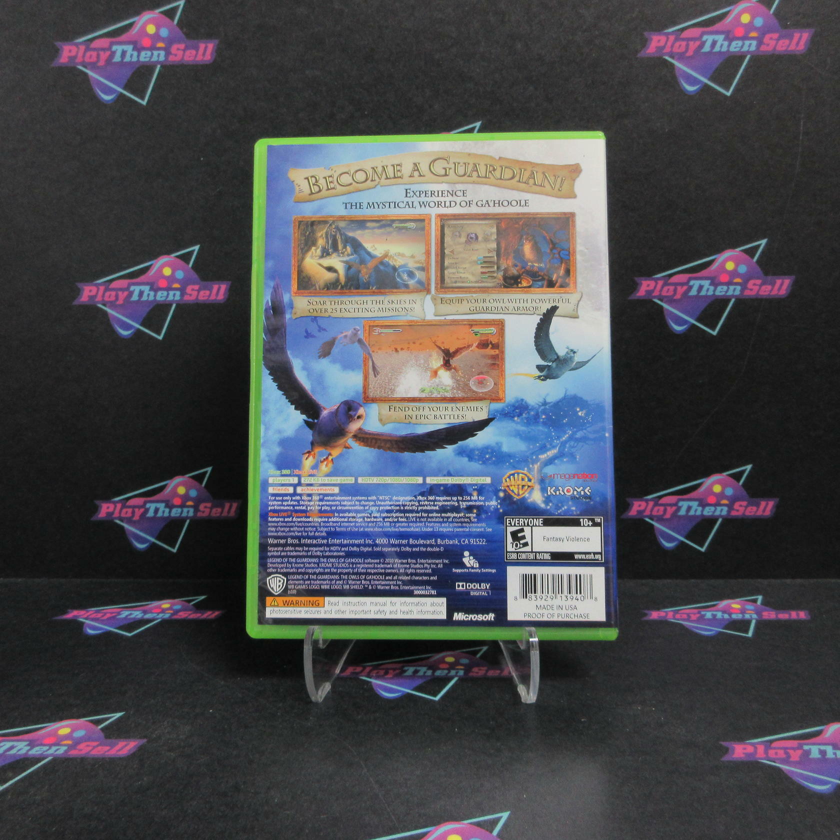 Legend of the Guardians The Owls of Ga'Hoole Xbox 360 Complete - Excellent