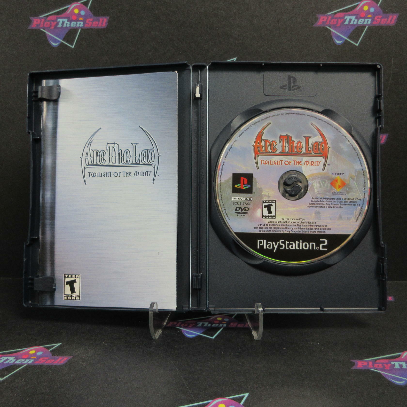 Arc the Lad Twilight of Spirits PS2 PlayStation 2 +Reg Card Complete - Refurbished