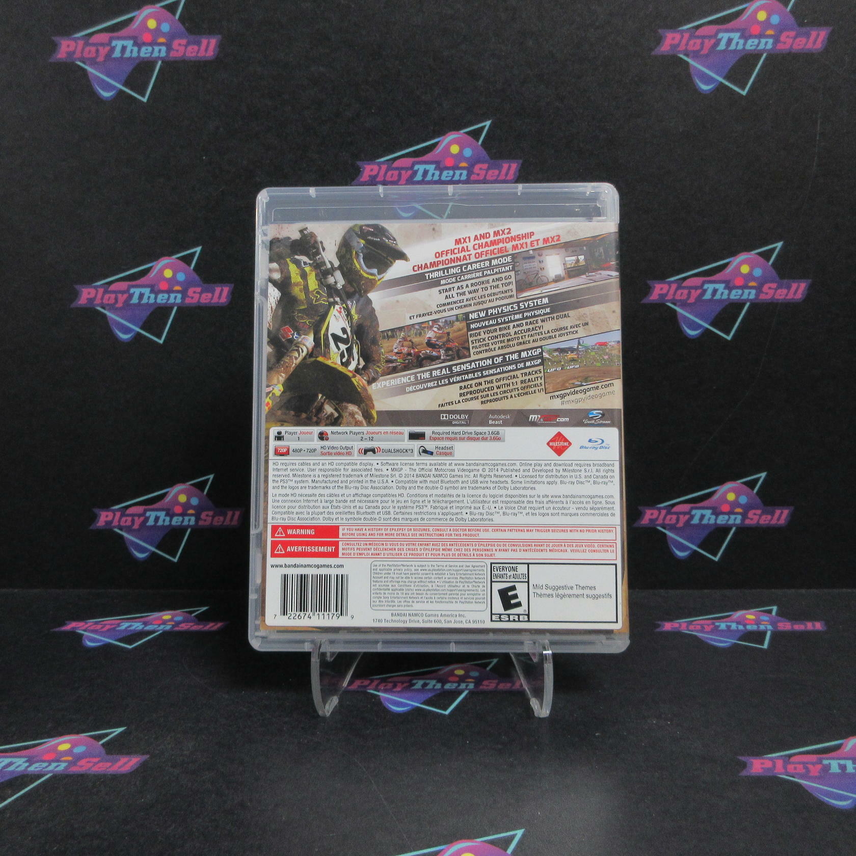 MXGP The Official Motocross VideoGame PS3 PlayStation 3 Complete - Excellent