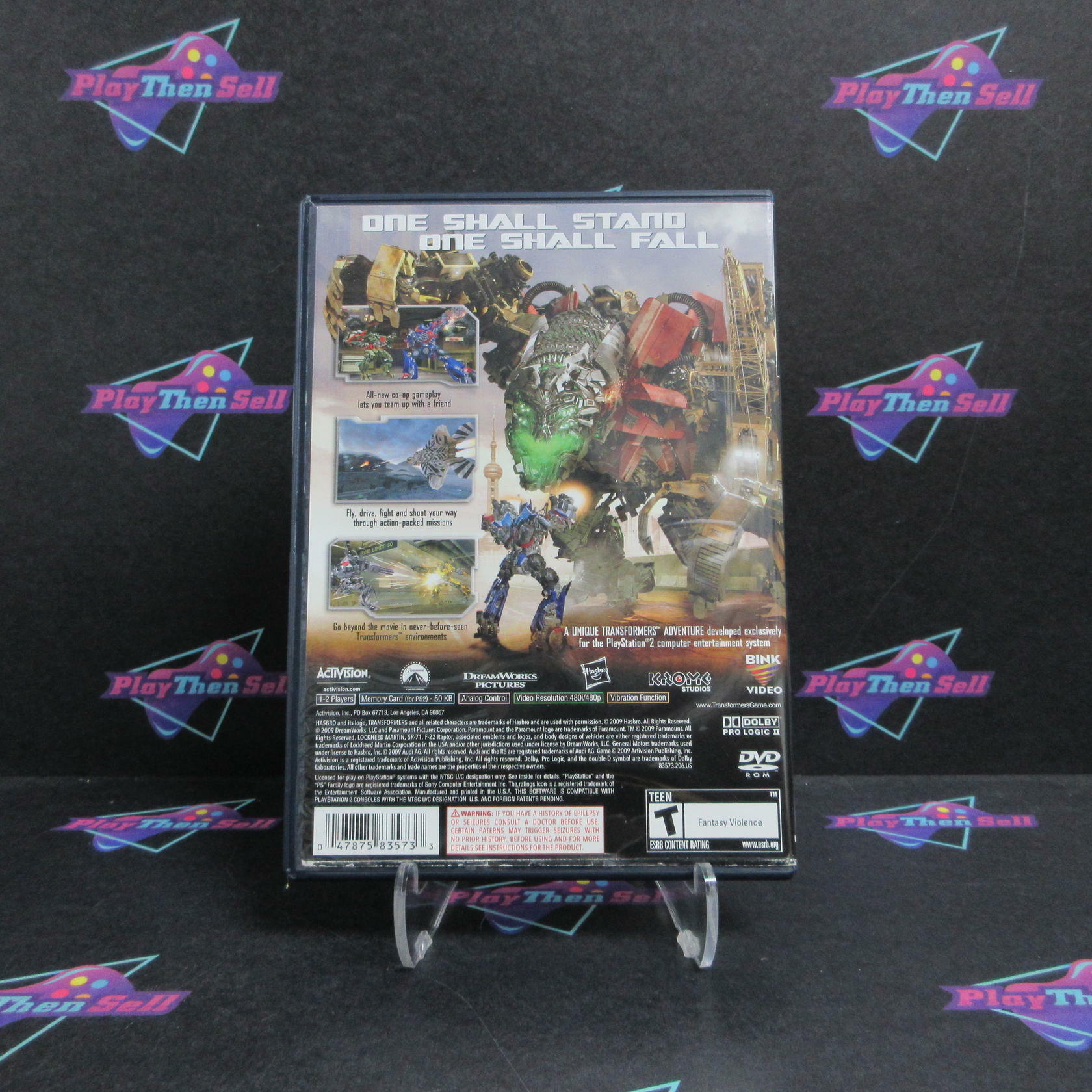 Transformers Revenge of the Fallen PS2 PlayStation 2 Complete - Very Good