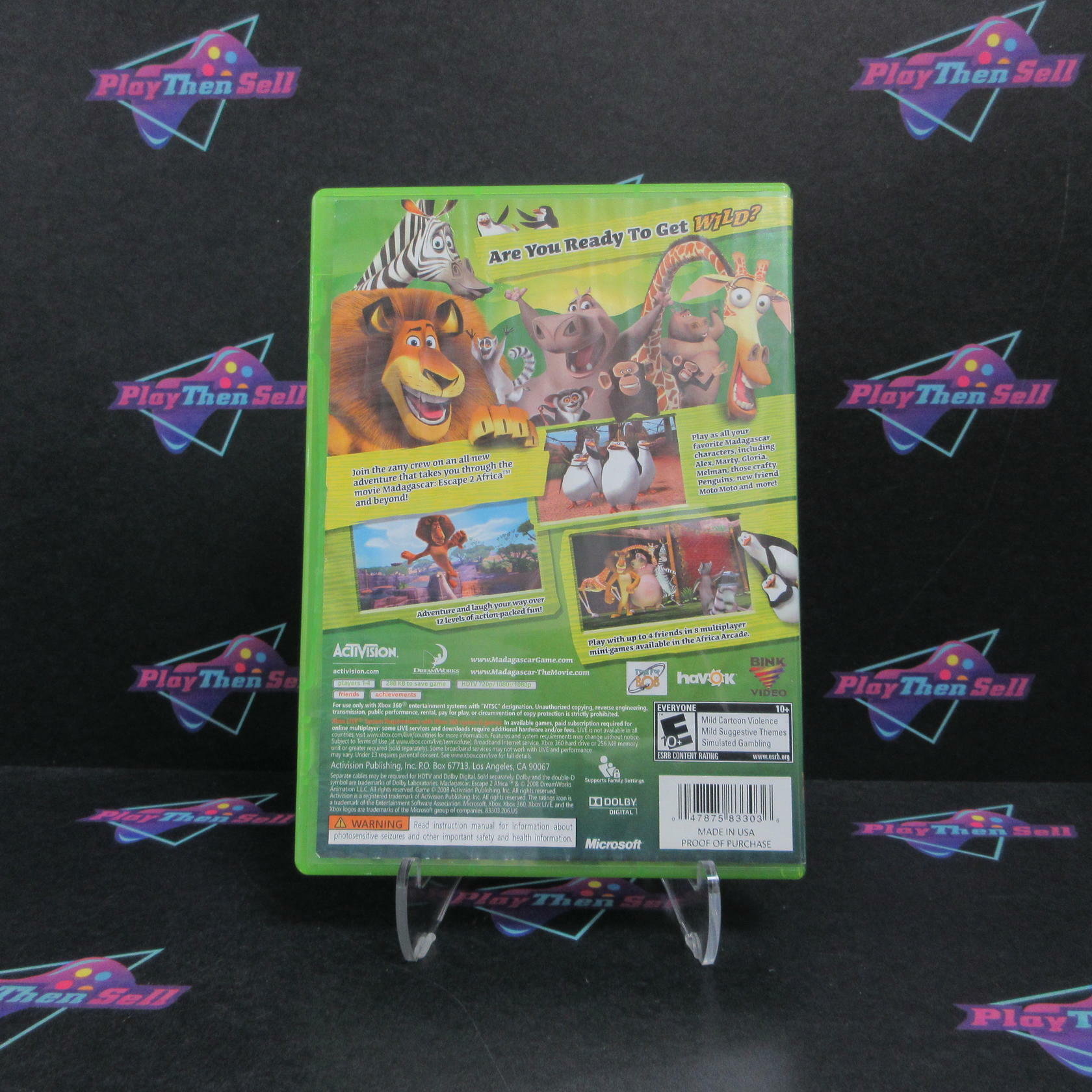 Madagascar Escape 2 Africa Xbox 360 Complete - Very Good