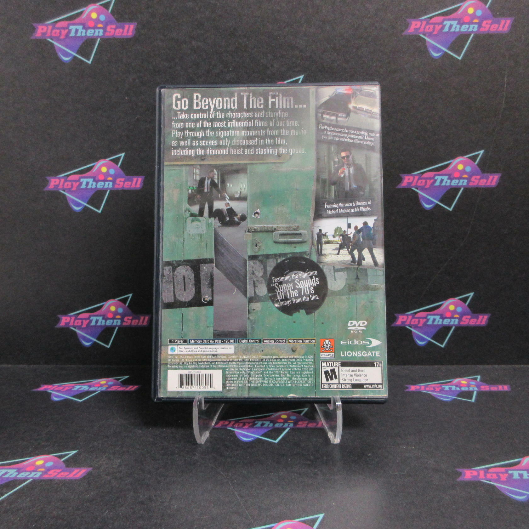 Reservoir Dogs PS2 PlayStation 2 Complete - Very Good