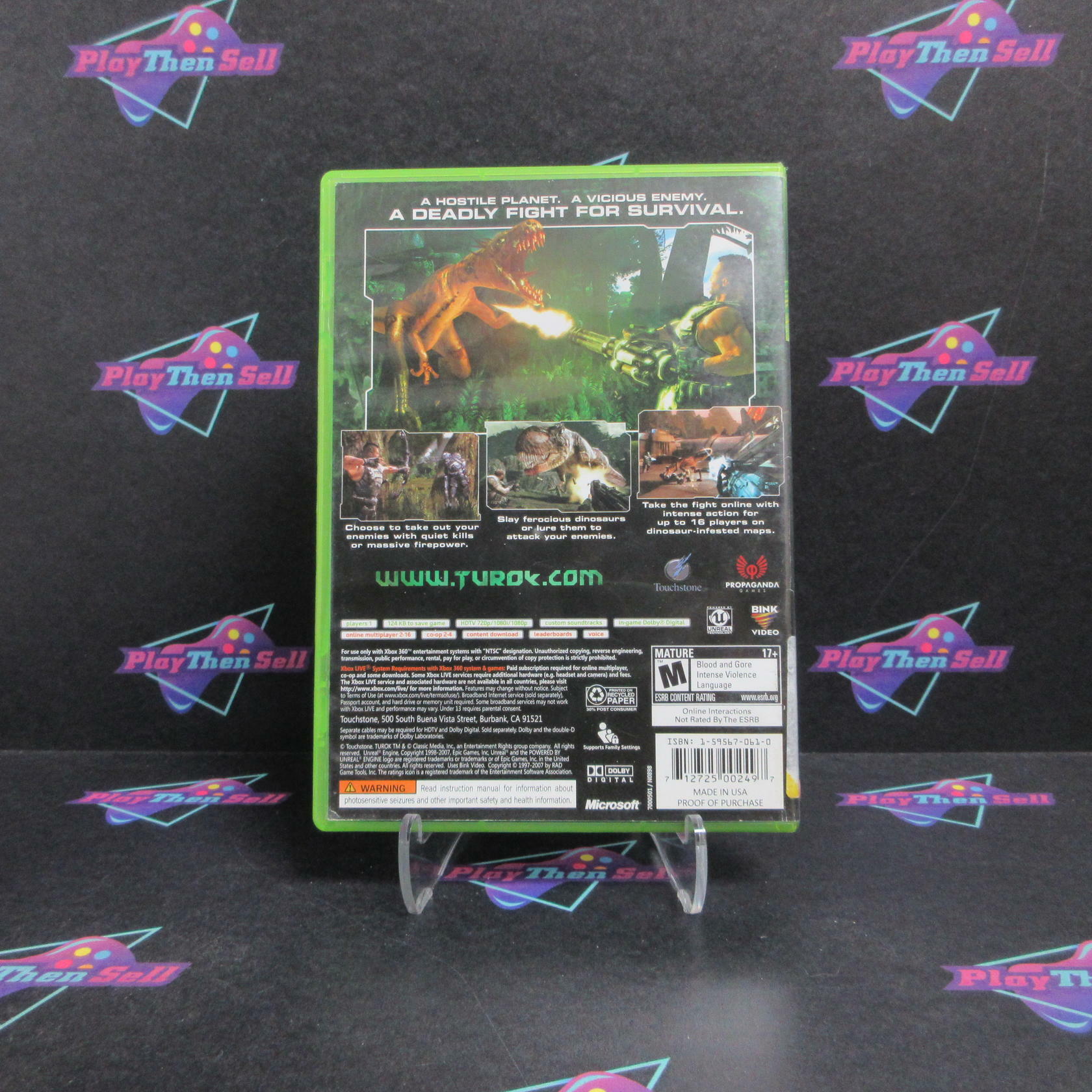 Turok Xbox 360 Complete - Very Good
