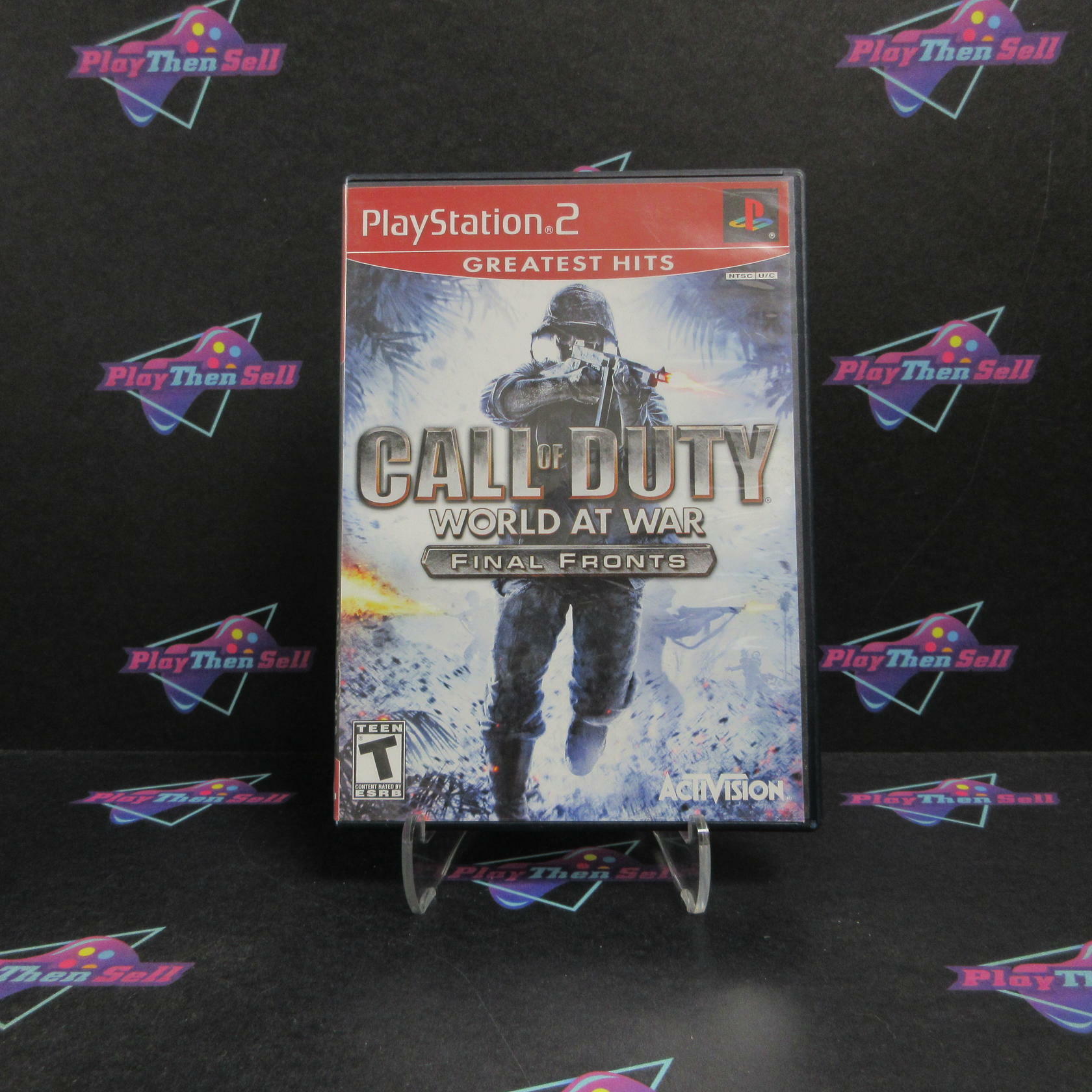 Call of Duty World at War Final Fronts PS2 PlayStation 2 GH CIB - Very Good