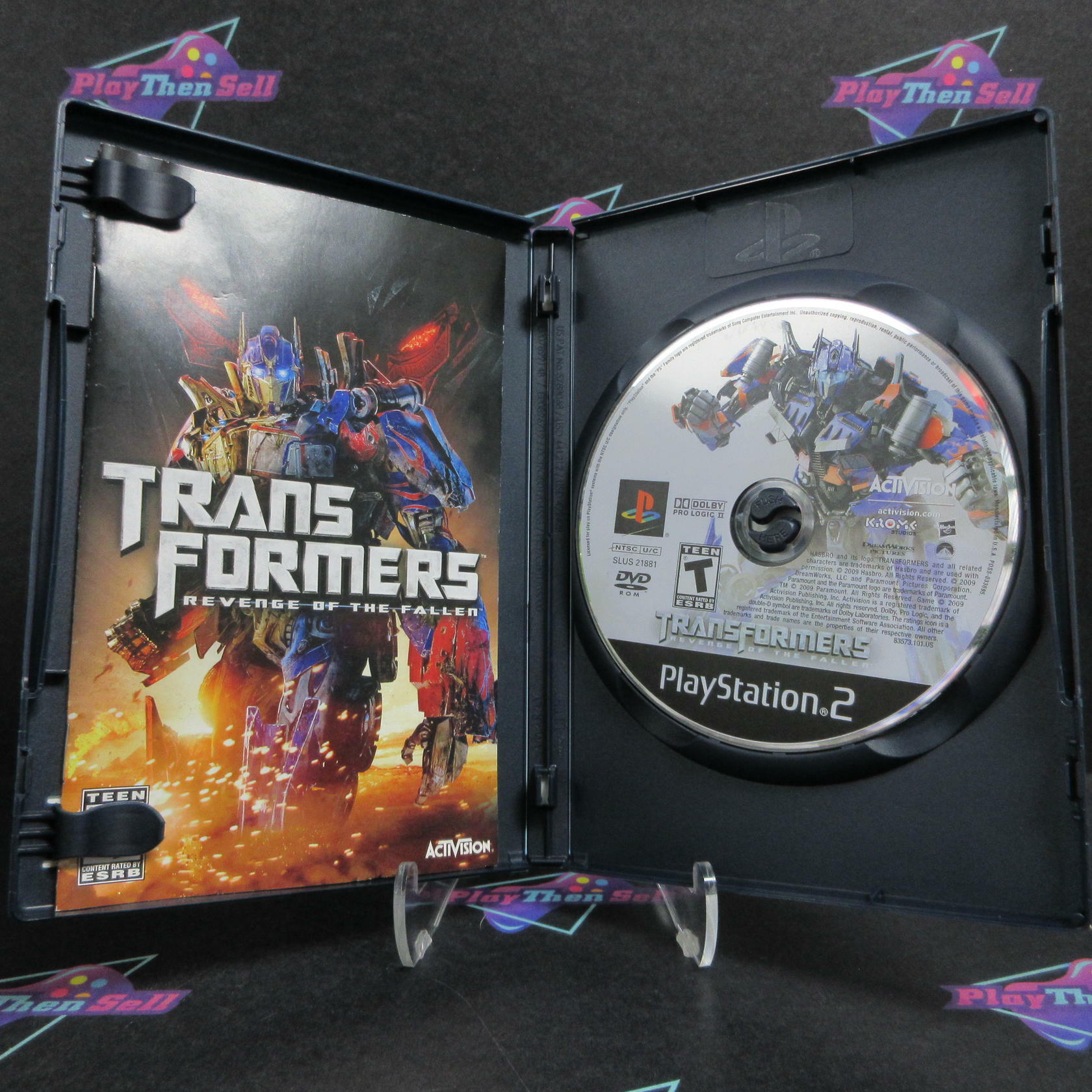 Transformers Revenge of the Fallen PS2 PlayStation 2 Complete - Very Good