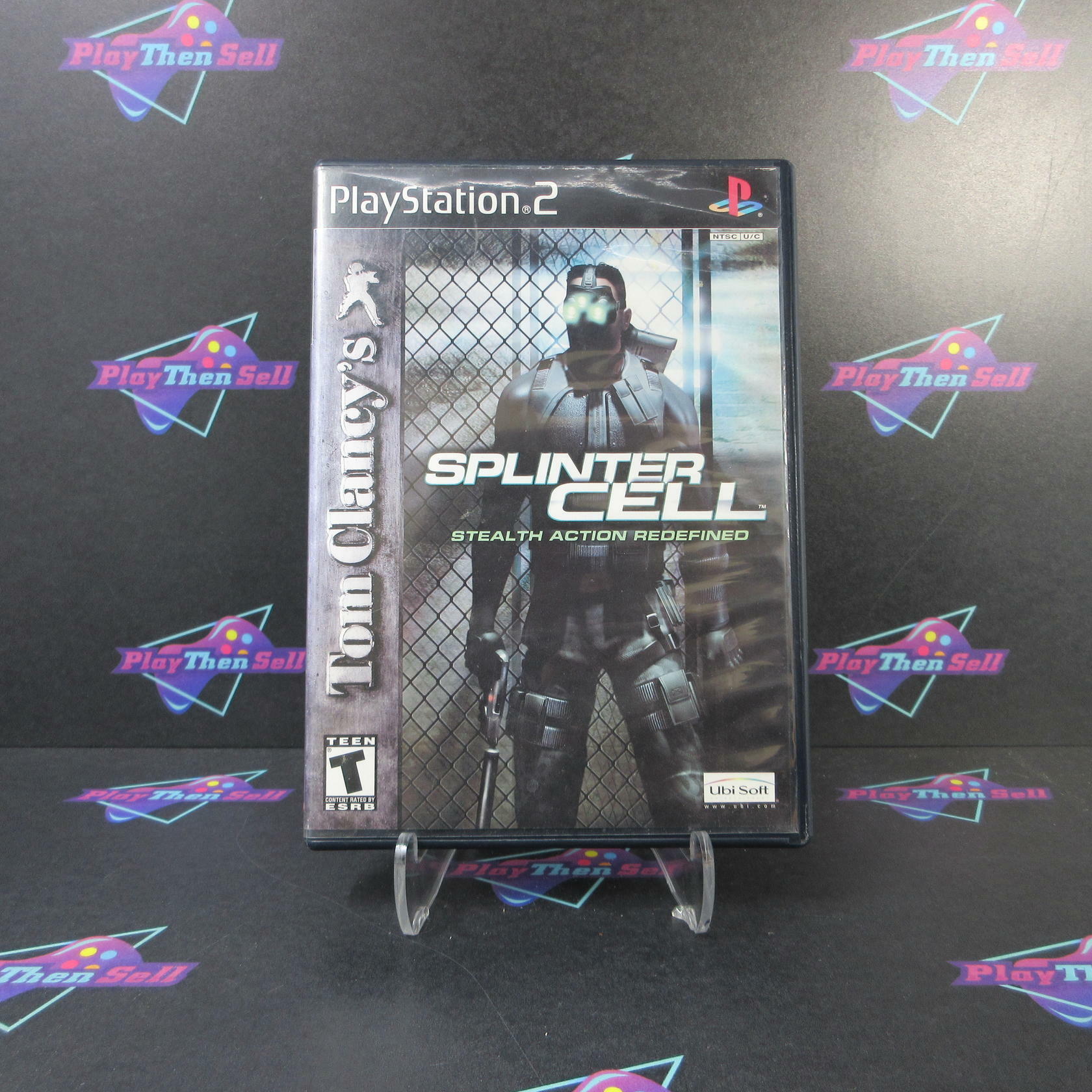 Tom Clancy's Splinter Cell PS2 PlayStation 2 + Reg Card Complete - Very Good