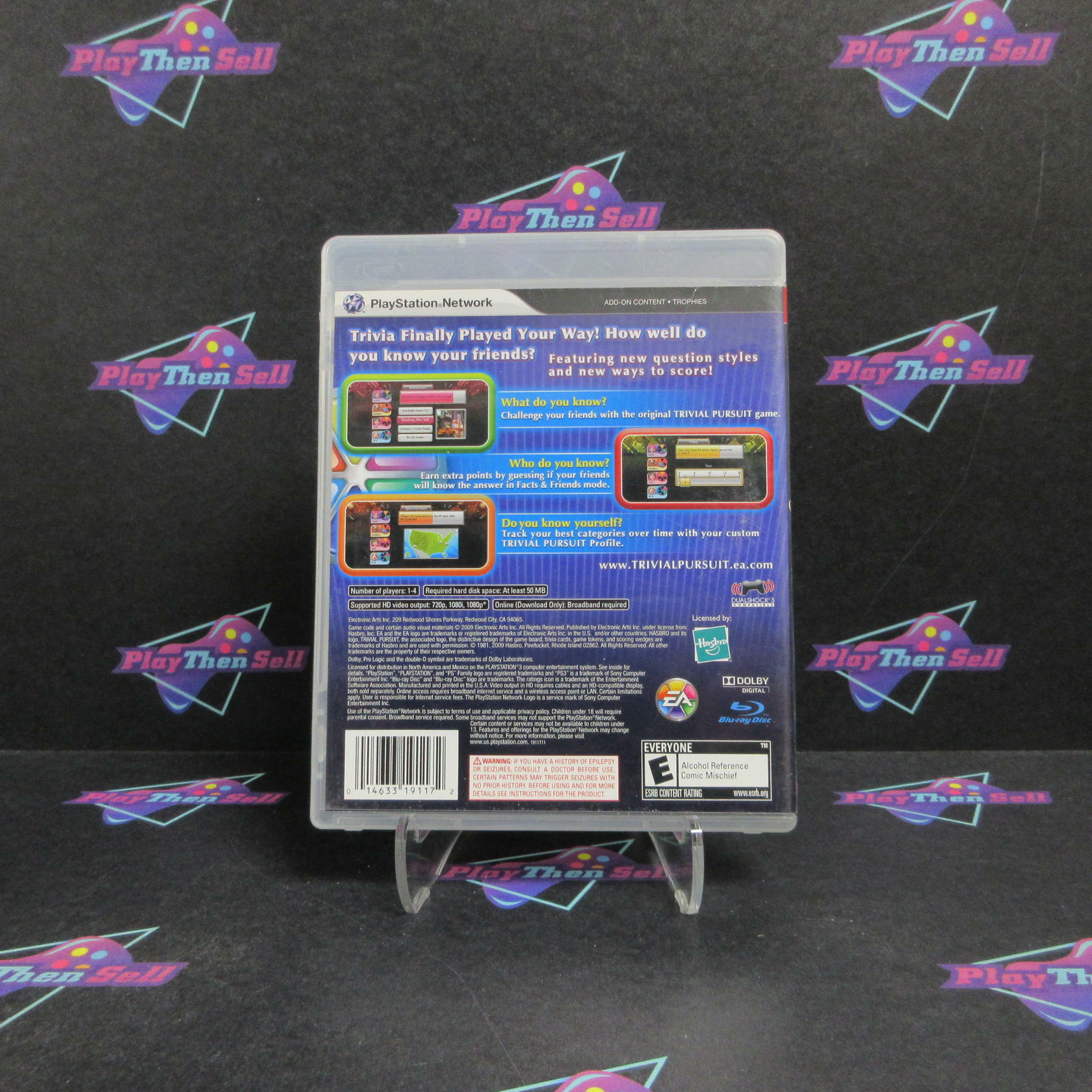 Trivial Pursuit PS3 PlayStation 3 Complete - Very Good