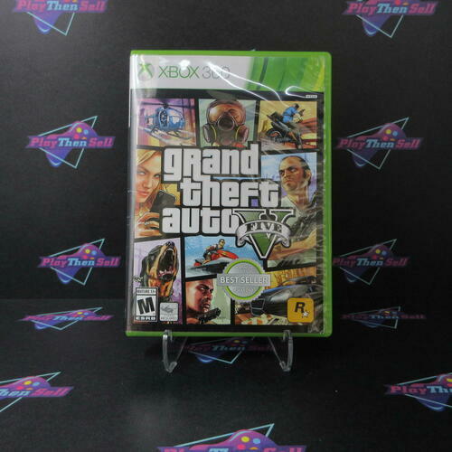 Grand Theft Auto V Best Seller Xbox 360 + Map Complete - Excellent
