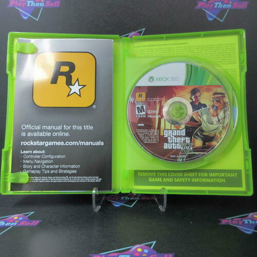 Grand Theft Auto V Best Seller Xbox 360 + Map Complete - Excellent