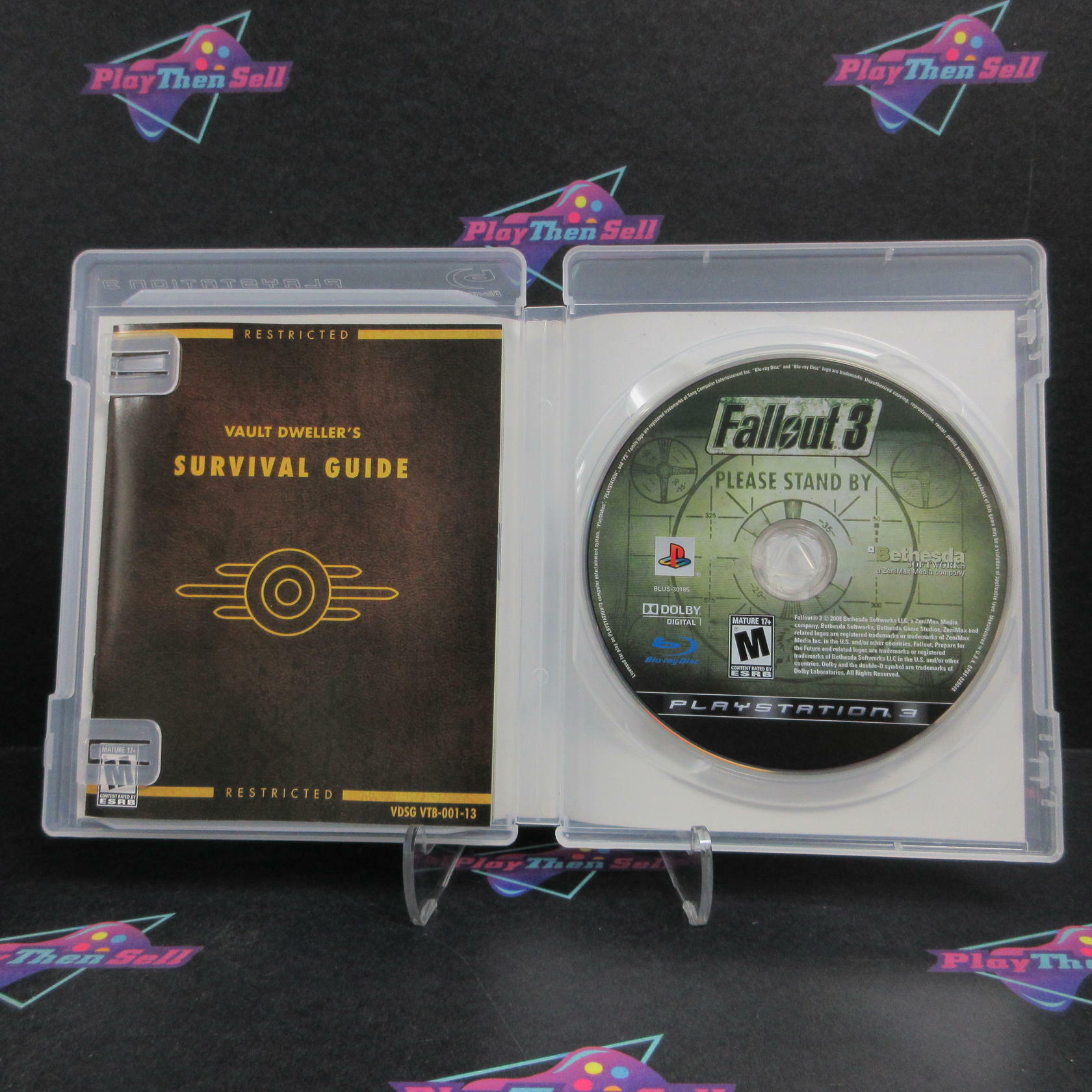 Fallout 3 Collector's Edition PS3 PlayStation 3 No Bobblehead - Excellent