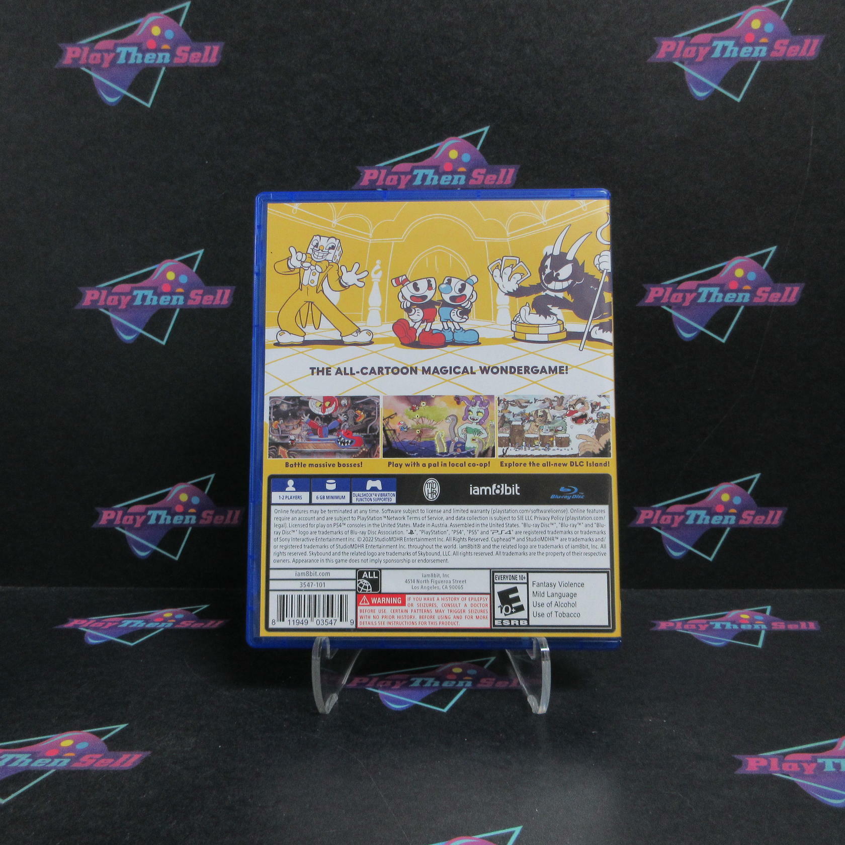 Cuphead PS4 PlayStation 4 + Cuphead Funnies Complete - Refurbished