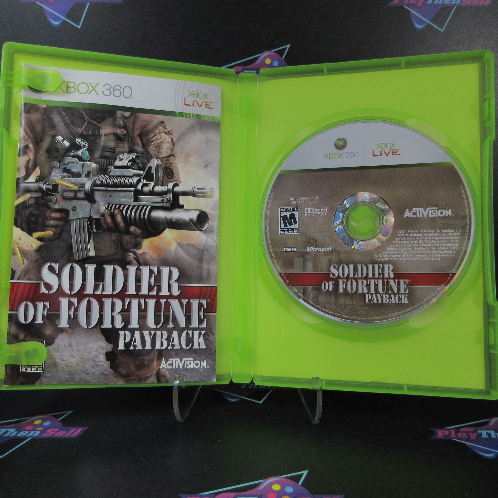 Soldier Of Fortune Payback Xbox 360 Complete - Excellent
