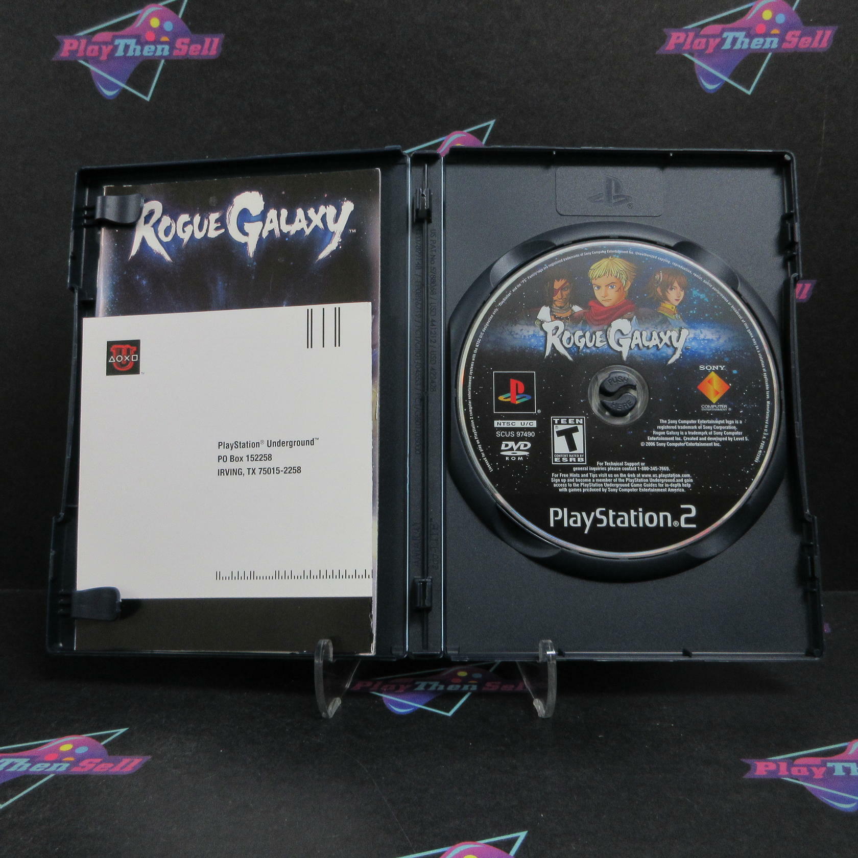Rogue Galaxy PS2 PlayStation 2 + Reg Card Complete - Refurbished