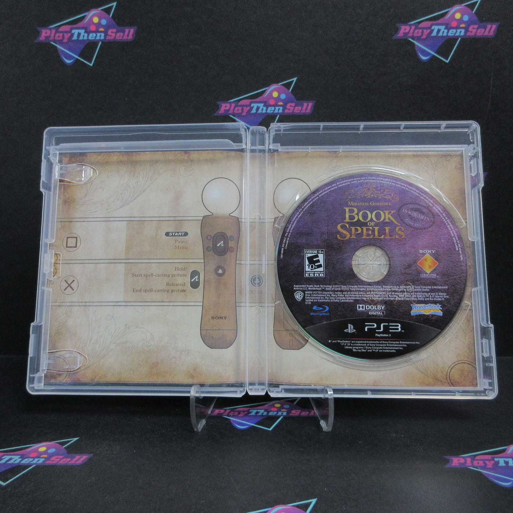 Wonderbook Book of Spells PS3 PlayStation 3 Complete - Excellent