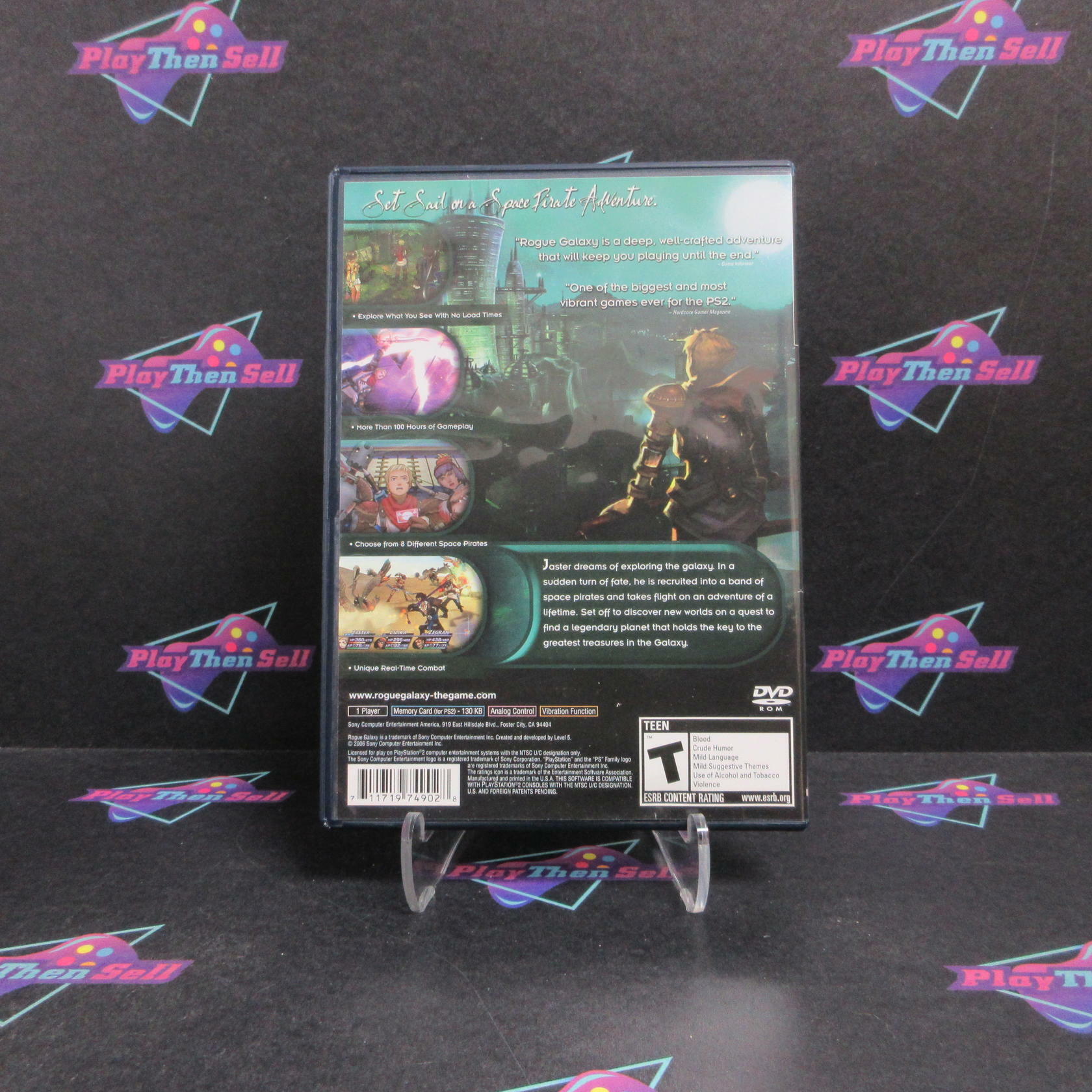 Rogue Galaxy PS2 PlayStation 2 + Reg Card Complete - Refurbished