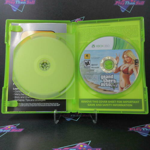 Grand Theft Auto V Best Seller Xbox 360 + Map Complete - Excellent