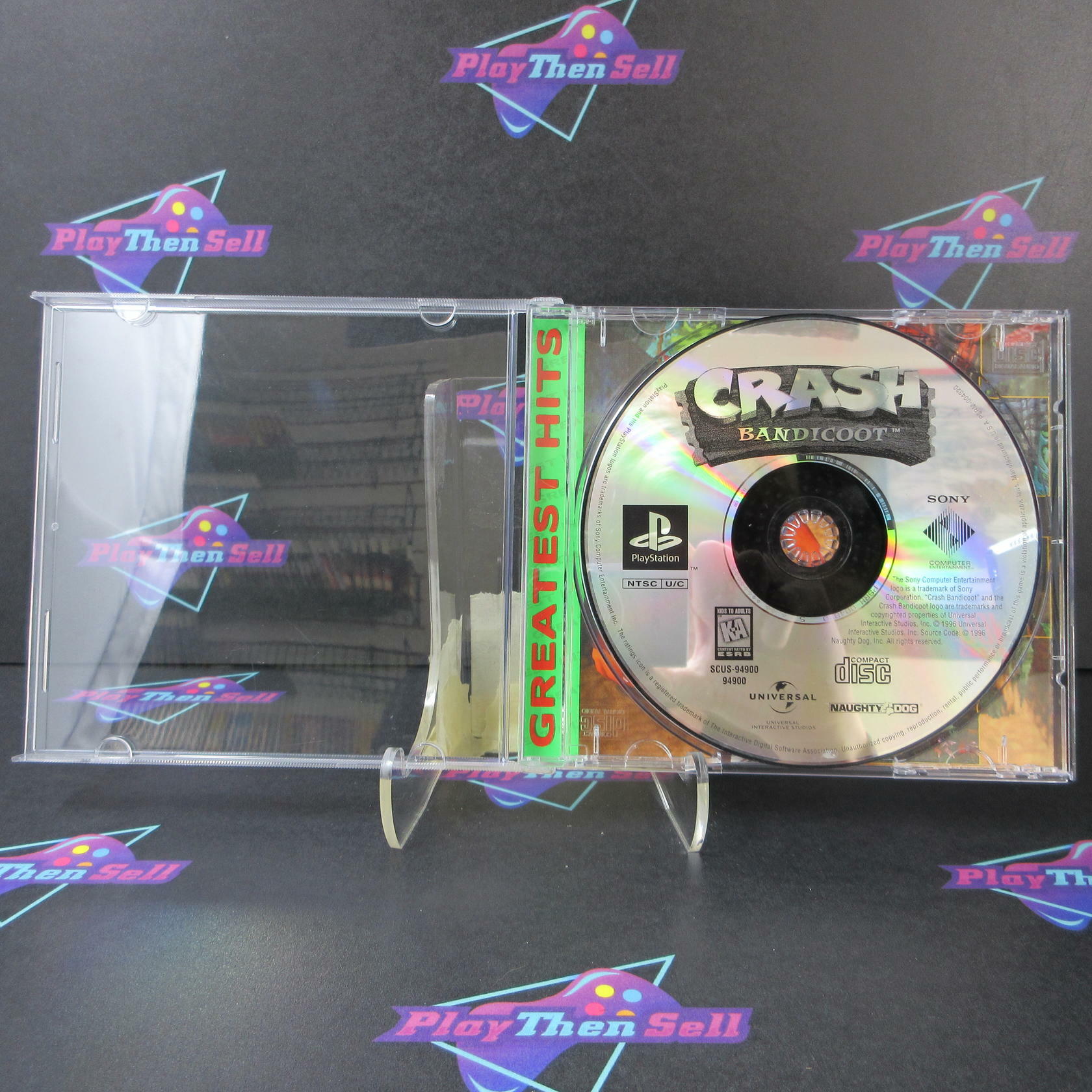 Crash Bandicoot PS1 PlayStation 1 GH - Very Good