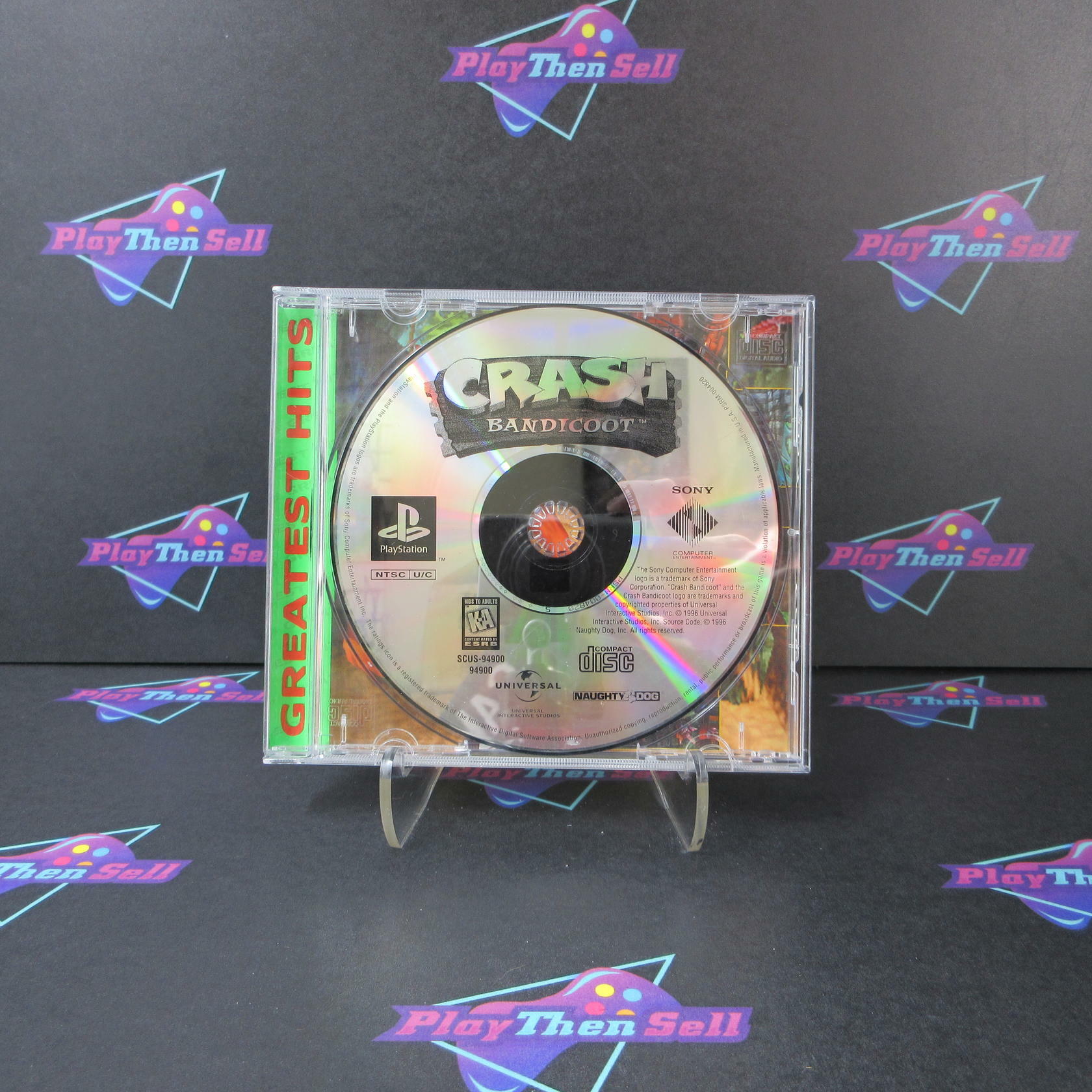 Crash Bandicoot PS1 PlayStation 1 GH - Very Good