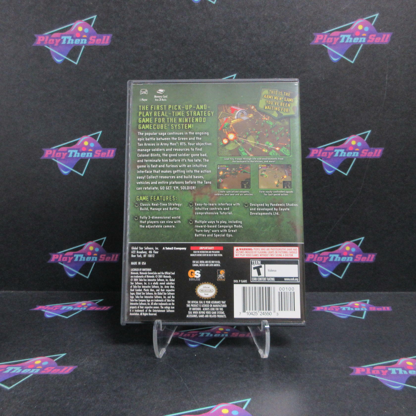 Army Men RTS Nintendo GameCube Complete - Refurbished