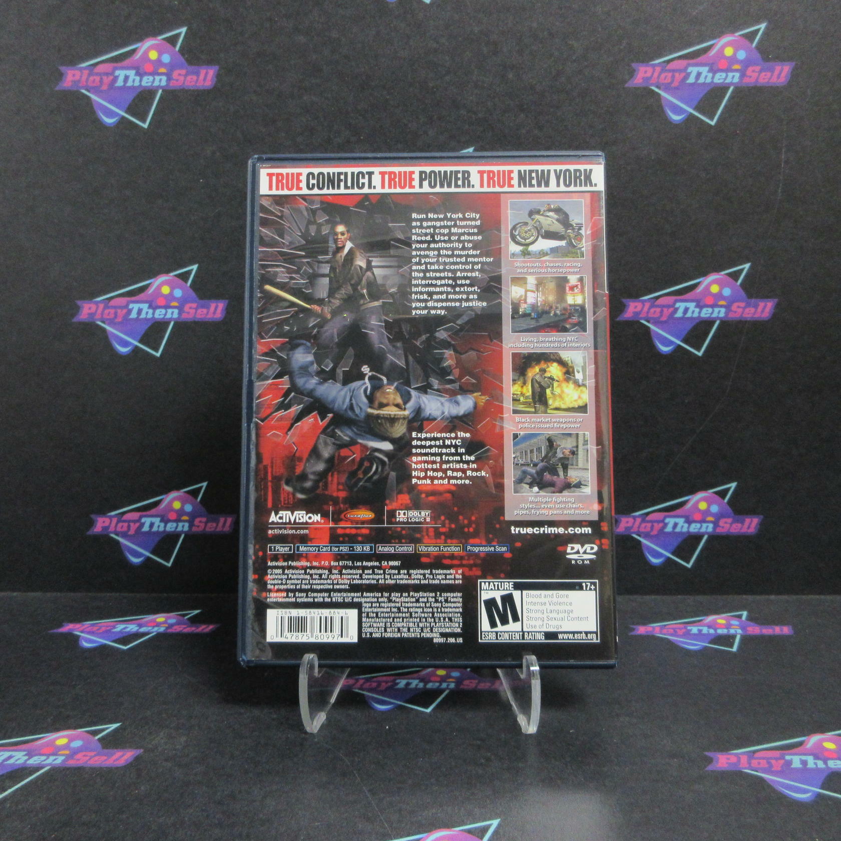 True Crime New York City PS2 PlayStation 2 Complete - Refurbished