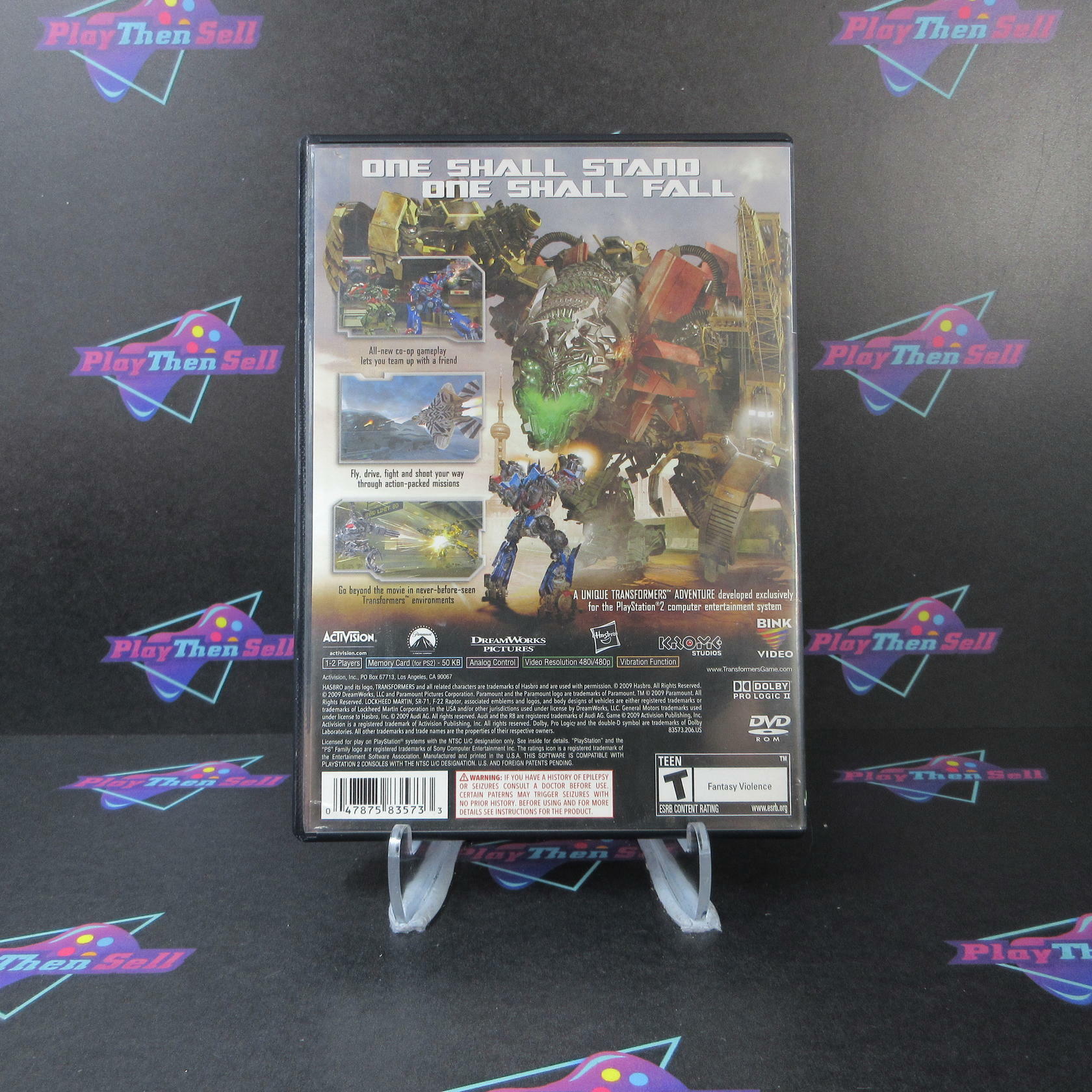 Transformers Revenge of the Fallen PS2 PlayStation 2 - Very Good