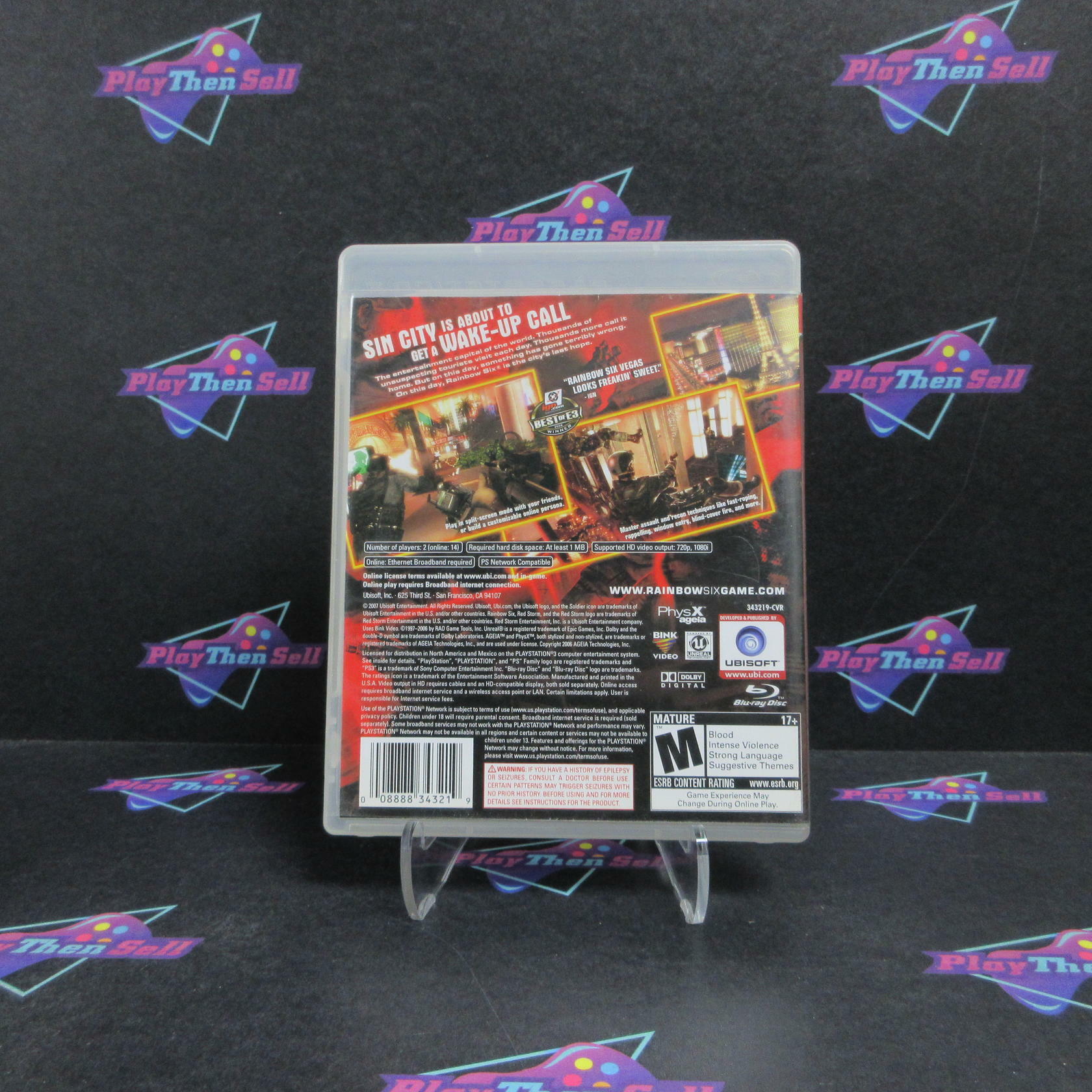 Tom Clancy's Rainbow Six Vegas PS3 PlayStation 3 - Very Good