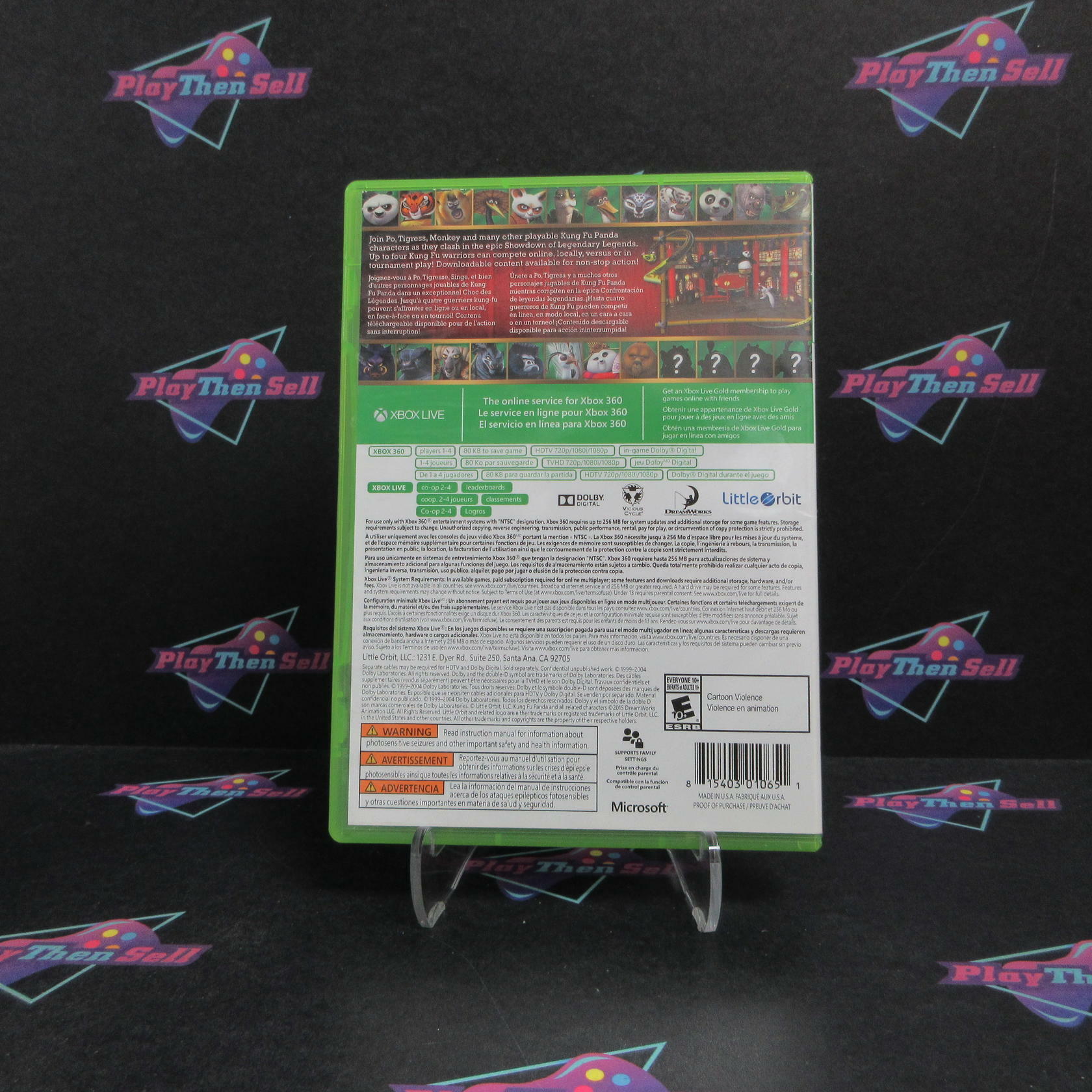 Kung Fu Panda Showdown of Legendary Legends Xbox 360 - Very Good