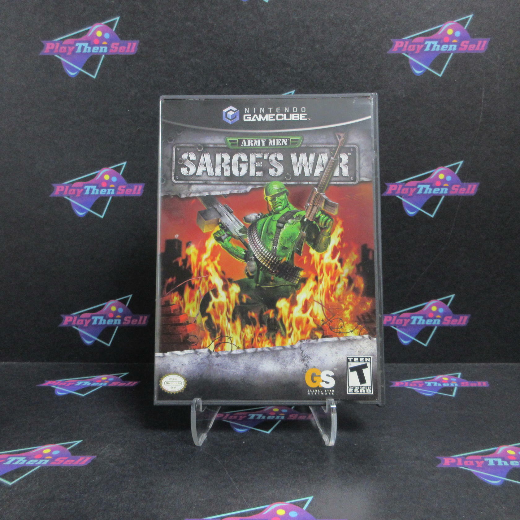 Army Men Sarges War Nintendo GameCube Complete - Refurbished