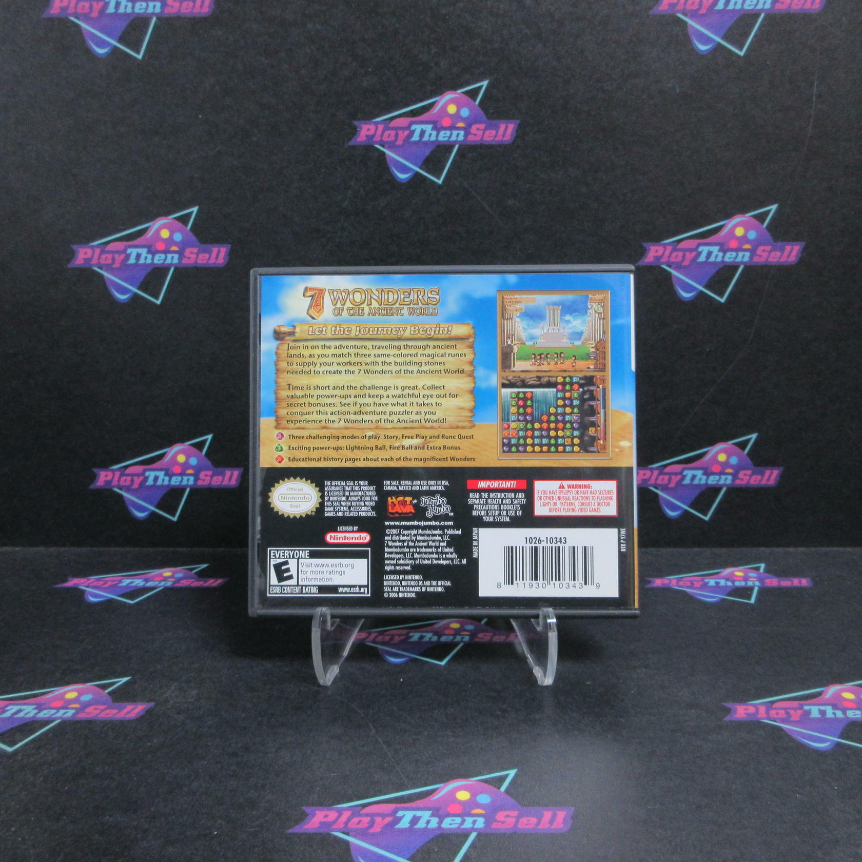 7 Wonders of the Ancient World Nintendo DS Complete - Refurbished