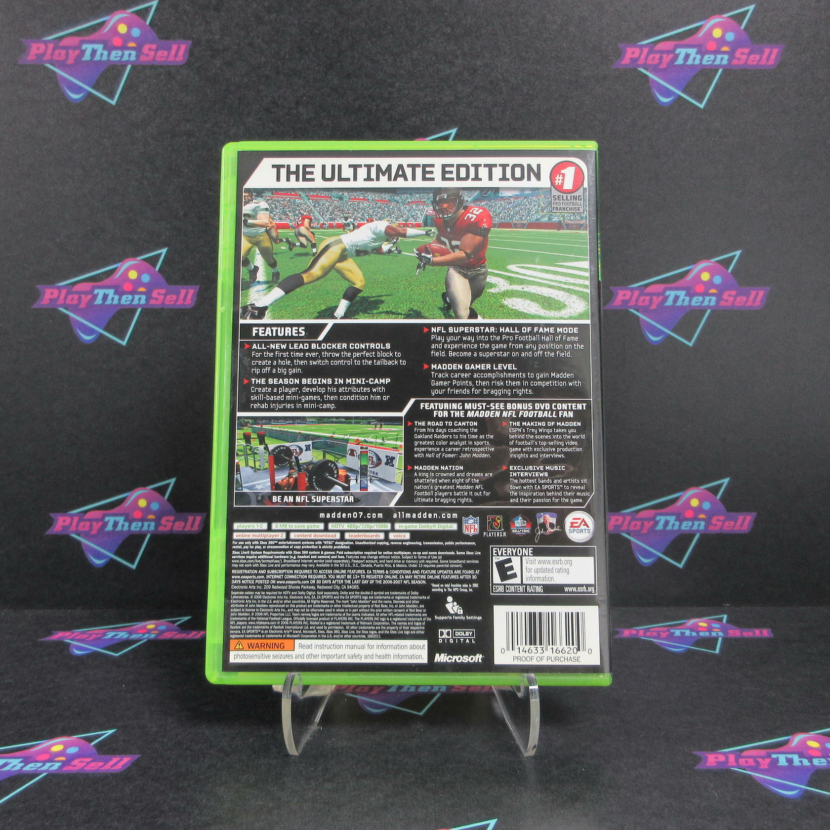 Madden NFL 07 Hall of Fame Edition Xbox 360 Complete - Refurbished