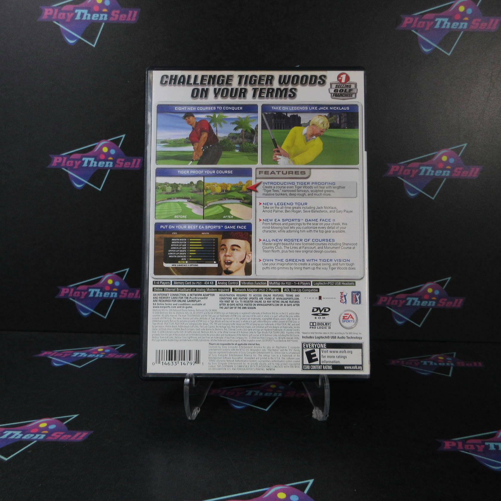 Tiger Woods PGA Tour 2005 PS2 PlayStation 2 Complete - Very Good