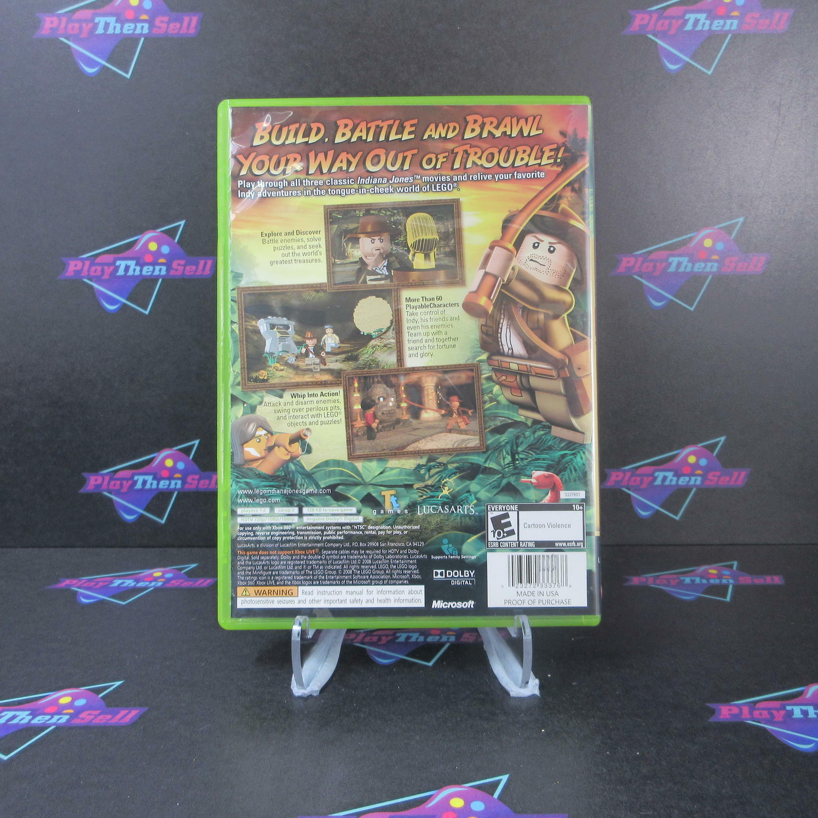 LEGO Indiana Jones The Original Adventures Xbox 360 Complete - Very Good