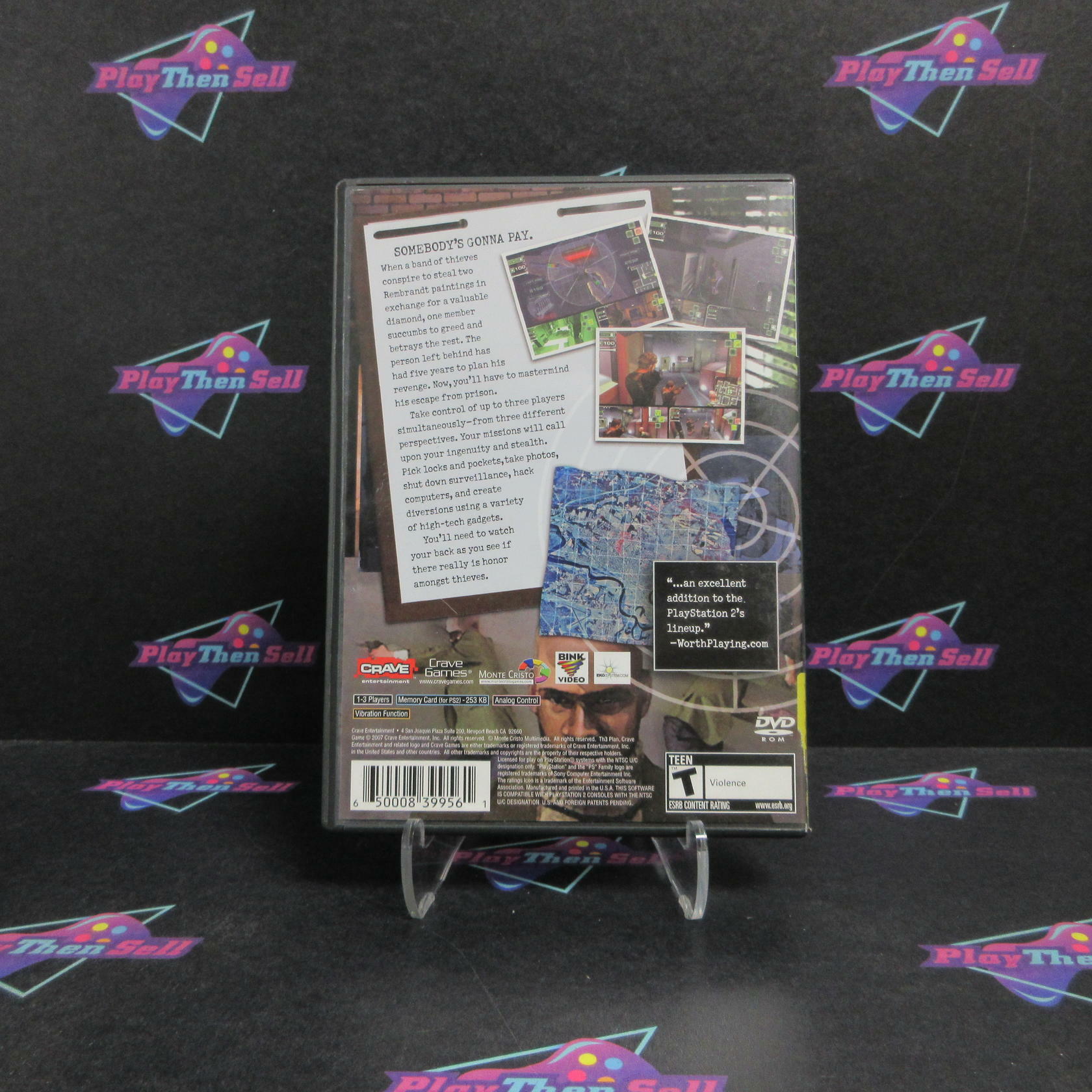 TH3 Plan PS2 PlayStation 2 Complete - Very Good