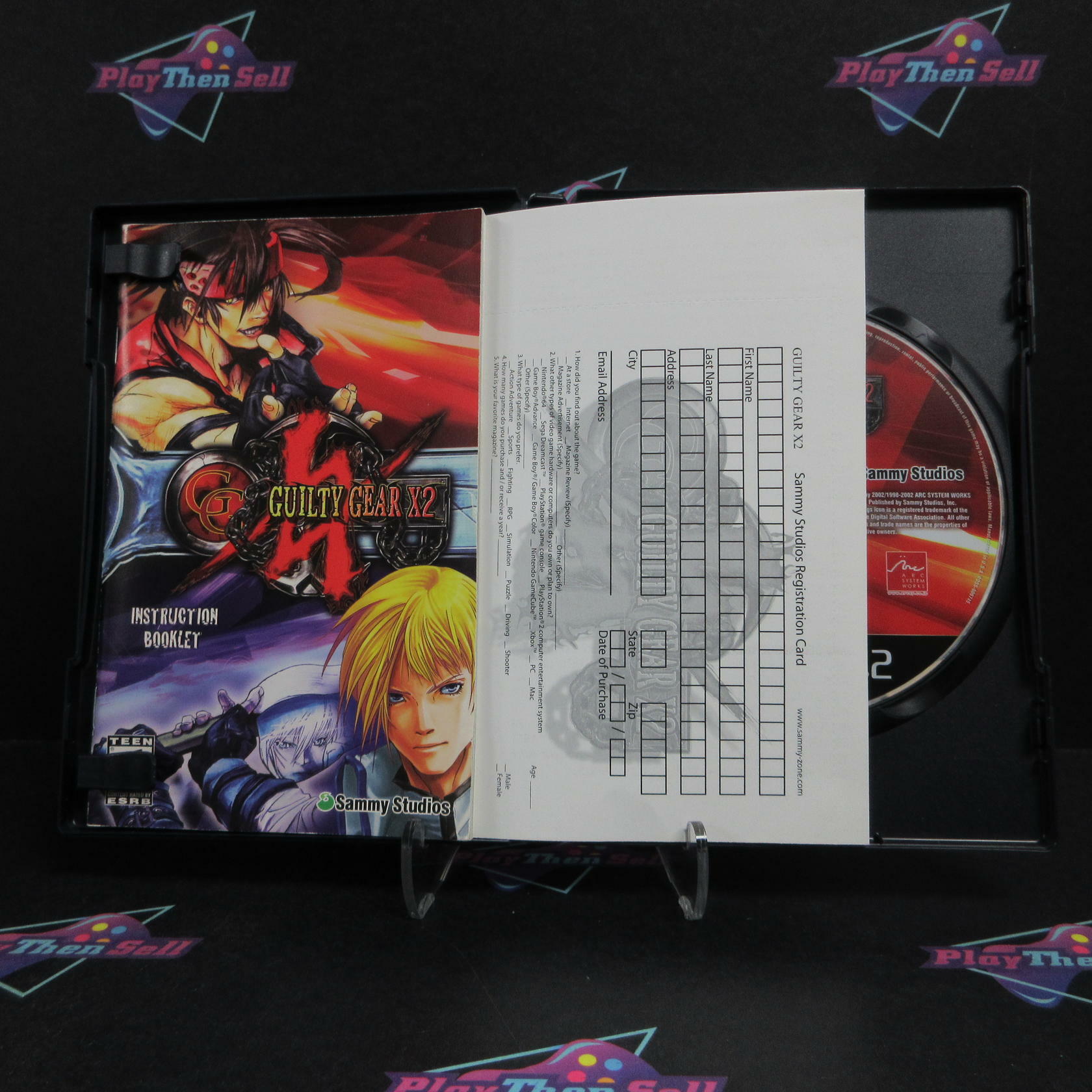 Guilty Gear X2 PS2 PlayStation 2 + Reg Card Complete - Very Good