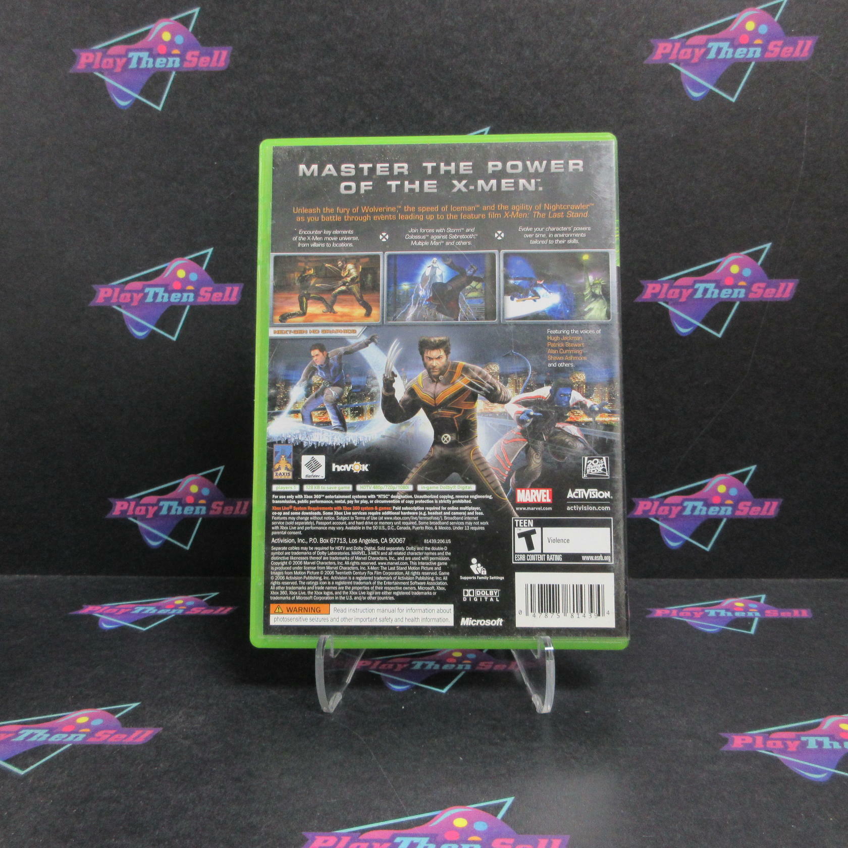 X-Men The Official Game Xbox 360 Complete - Very Good