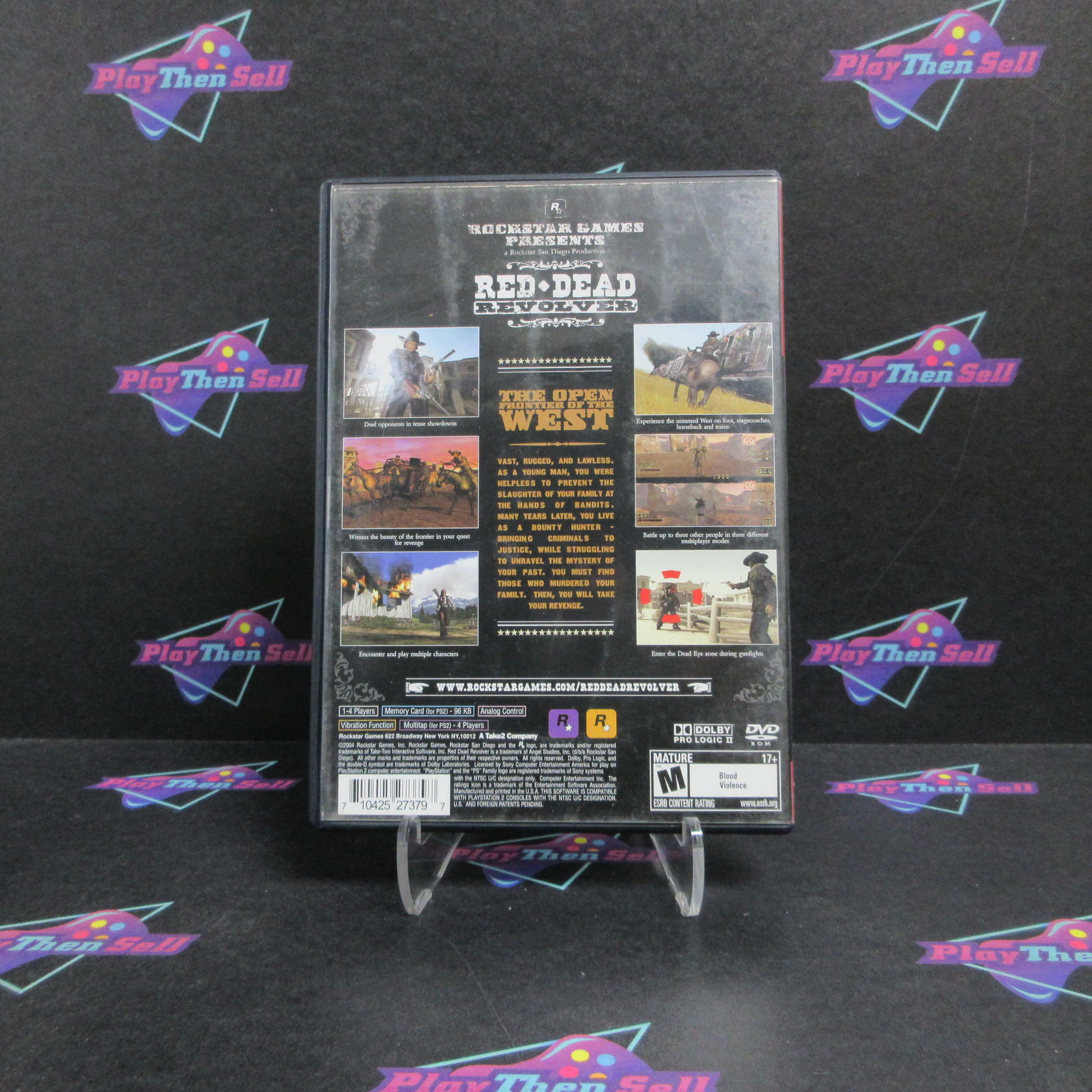 Red Dead Revolver PS2 PlayStation 2 GH Complete - Very Good