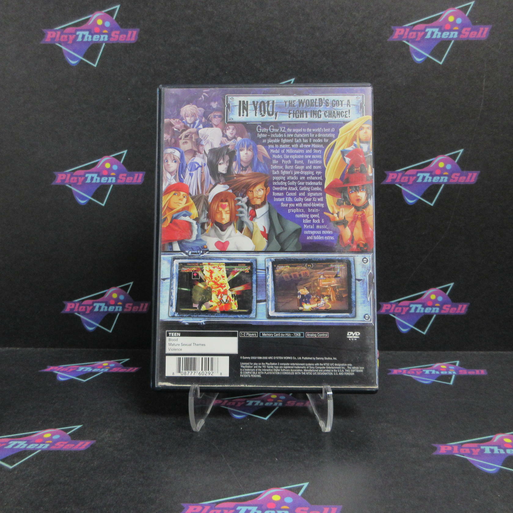 Guilty Gear X2 PS2 PlayStation 2 + Reg Card Complete - Very Good
