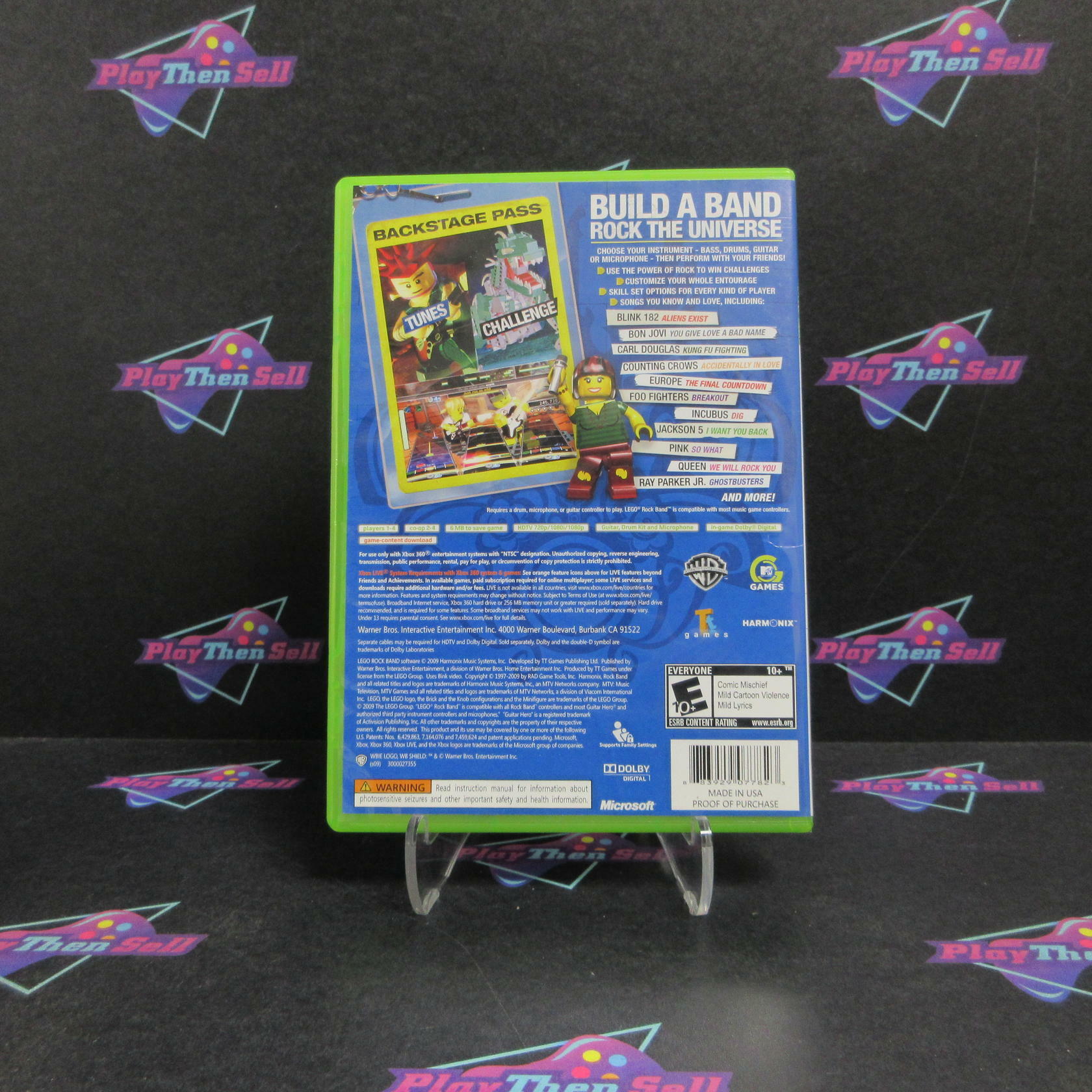 Lego Rock Band Xbox 360 Complete - Very Good