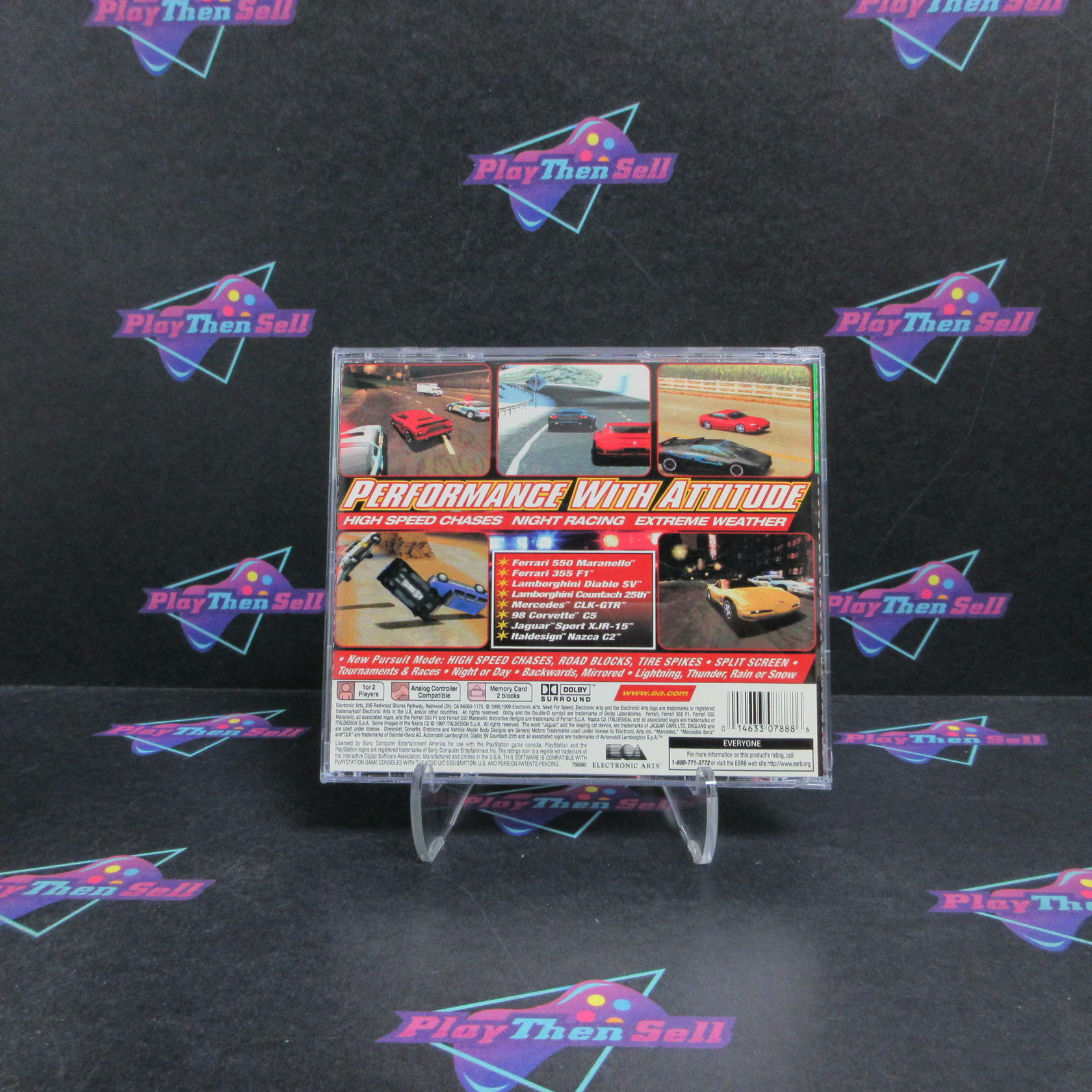 Need for Speed 3 Hot Pursuit PS1 PlayStation 1 GH Complete - Very Good