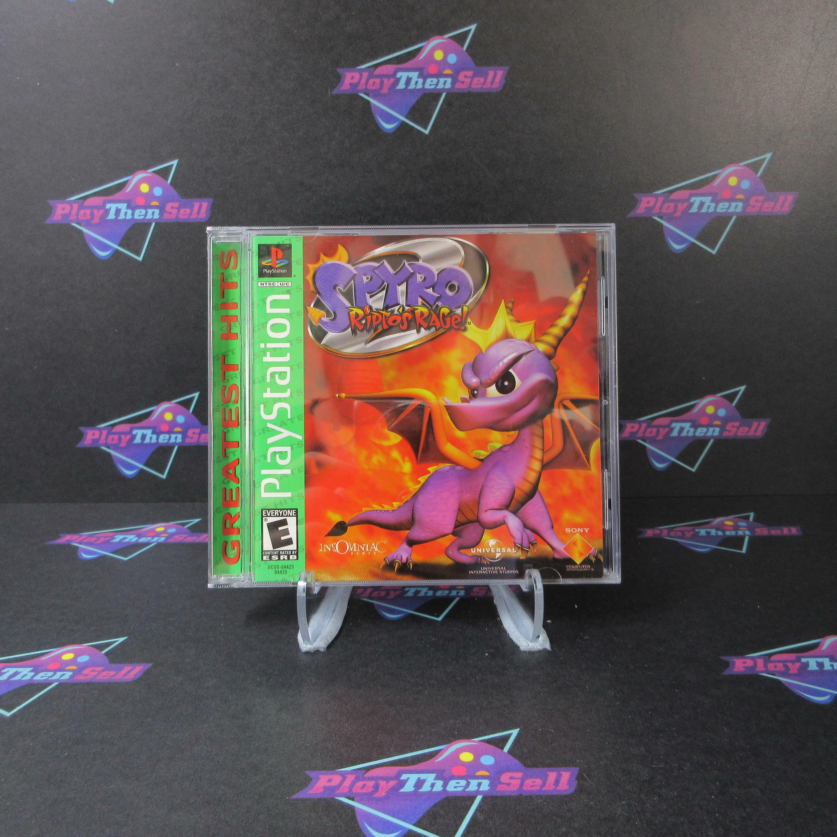 Spyro 2 Ripto's Rage PS1 PlayStation 1 GH Complete - Very Good