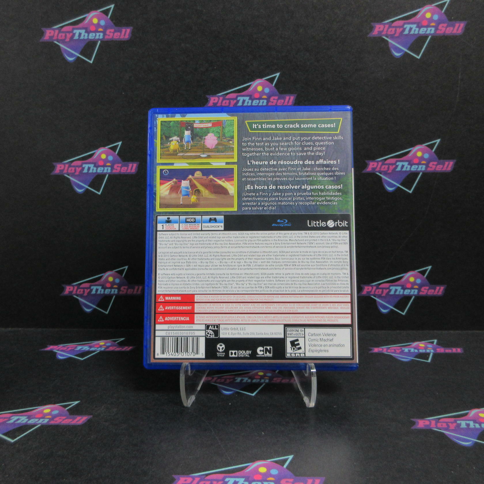 Adventure Time Finn and Jake Investigations PS4 PlayStation 4 CIB - Very Good