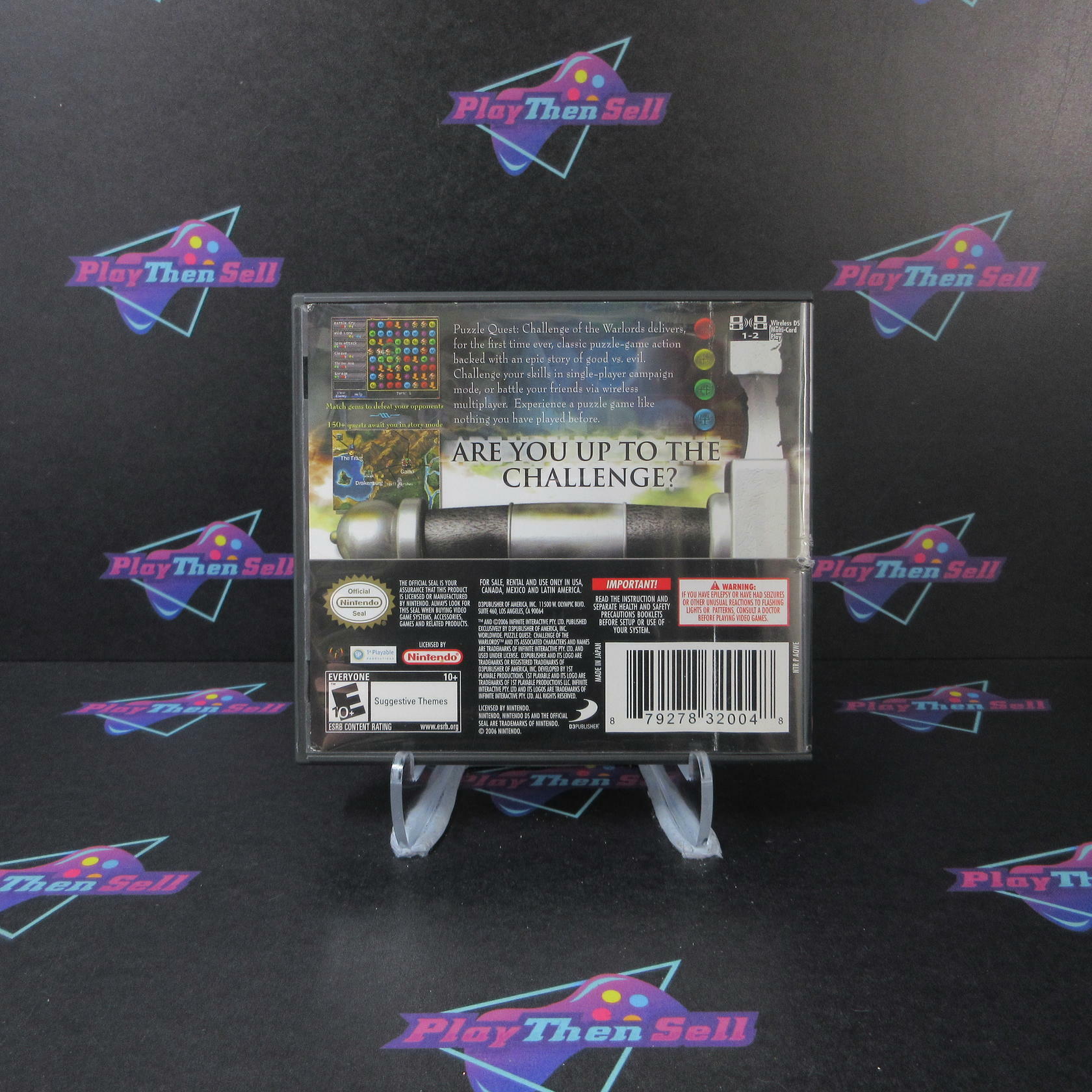 Puzzle Quest Challenge of the Warlords Nintendo DS Complete - Very Good